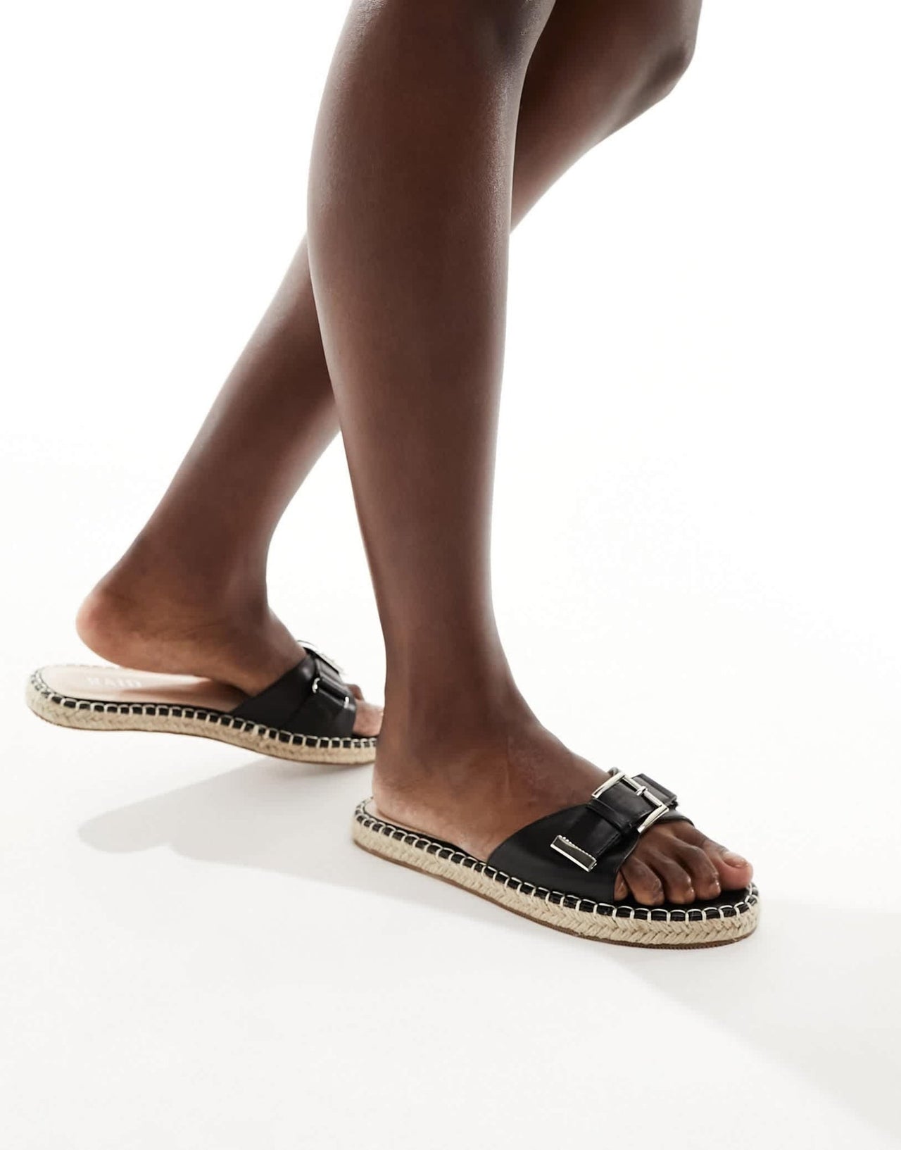 RAID Ruheen flat espadrille sandals in black - ASOS Sample Sale EU Store