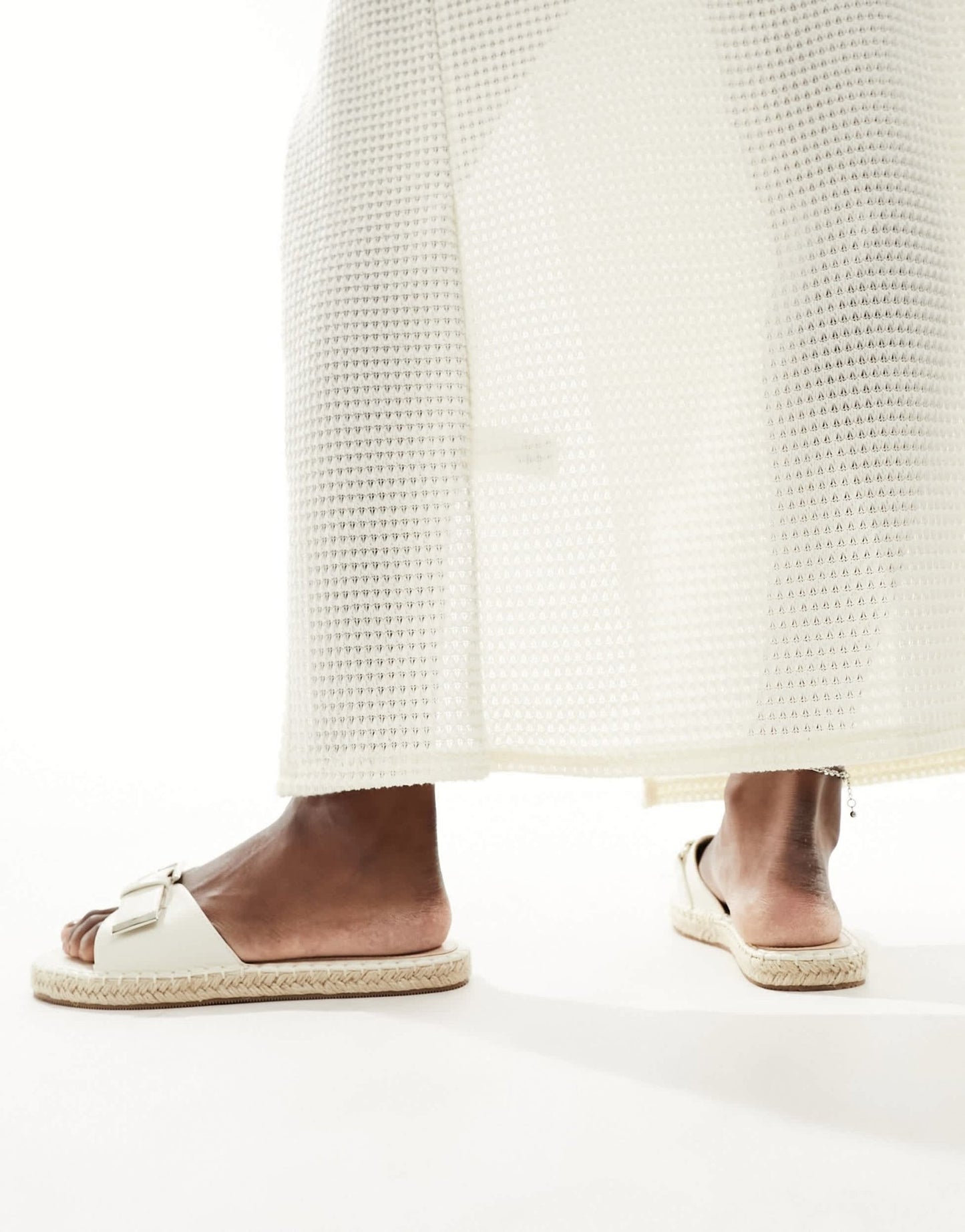 RAID Ruheen flat espadrille sandals in off white - ASOS Sample Sale EU Store