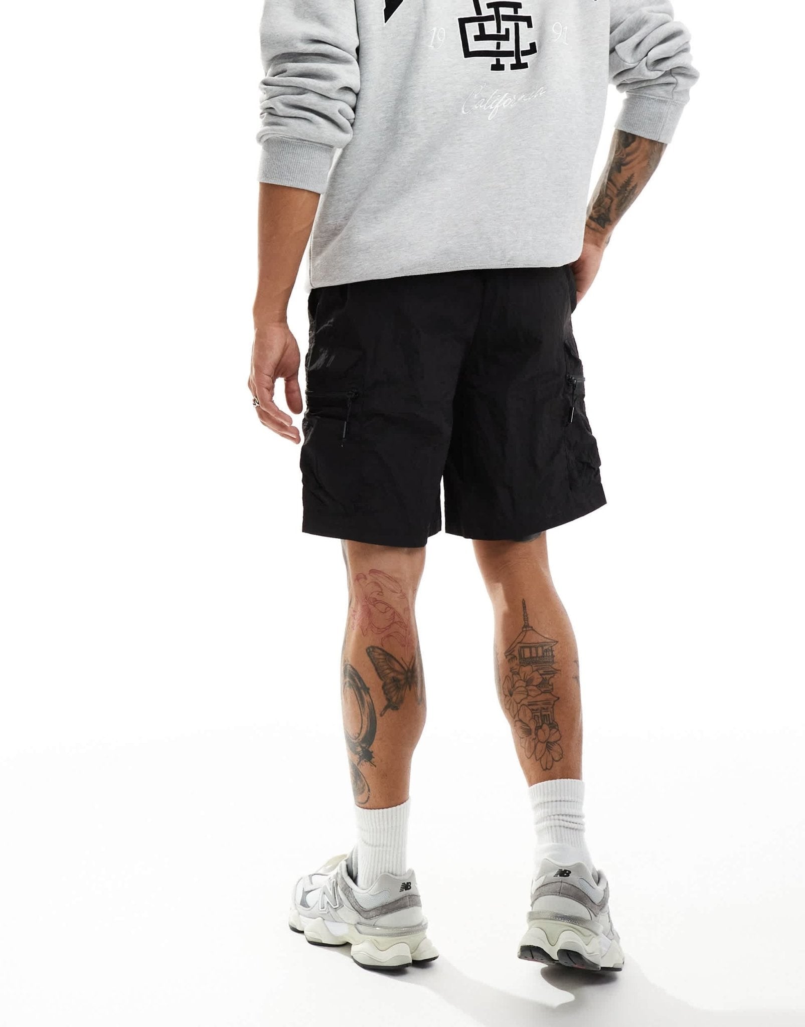 Rains Kano nylon utility shorts in black - ASOS Sample Sale EU Store