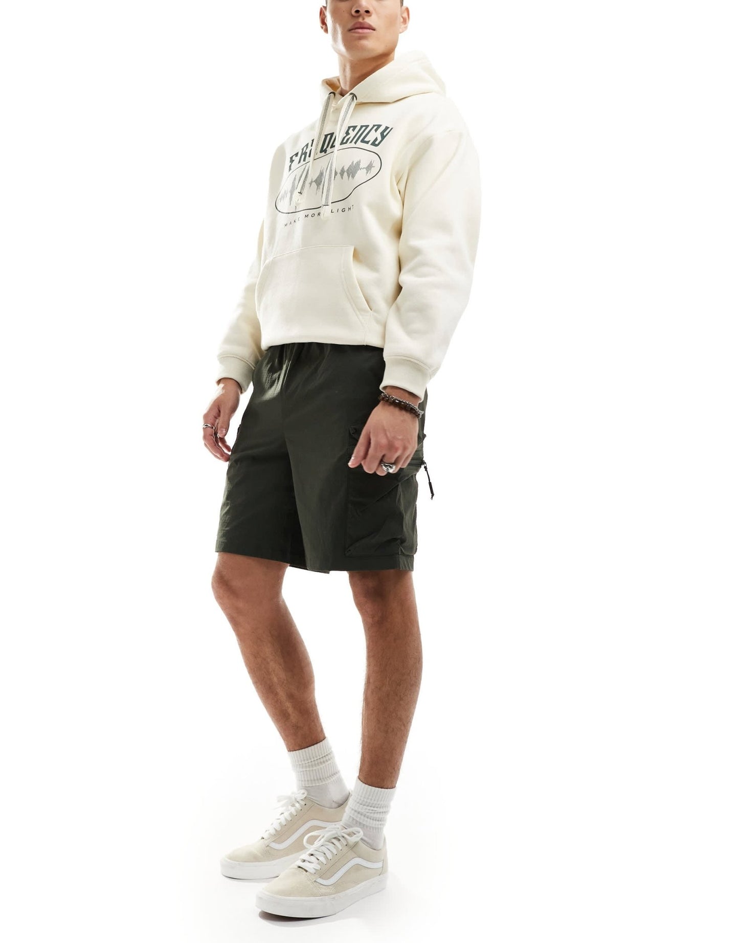 Rains Tomar stretch ripstop utility shorts in dark green - ASOS Sample Sale EU Store