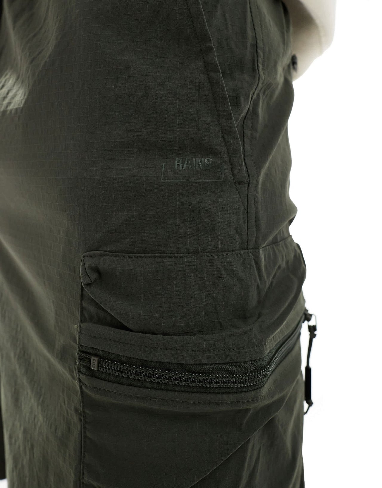 Rains Tomar stretch ripstop utility shorts in dark green - ASOS Sample Sale EU Store