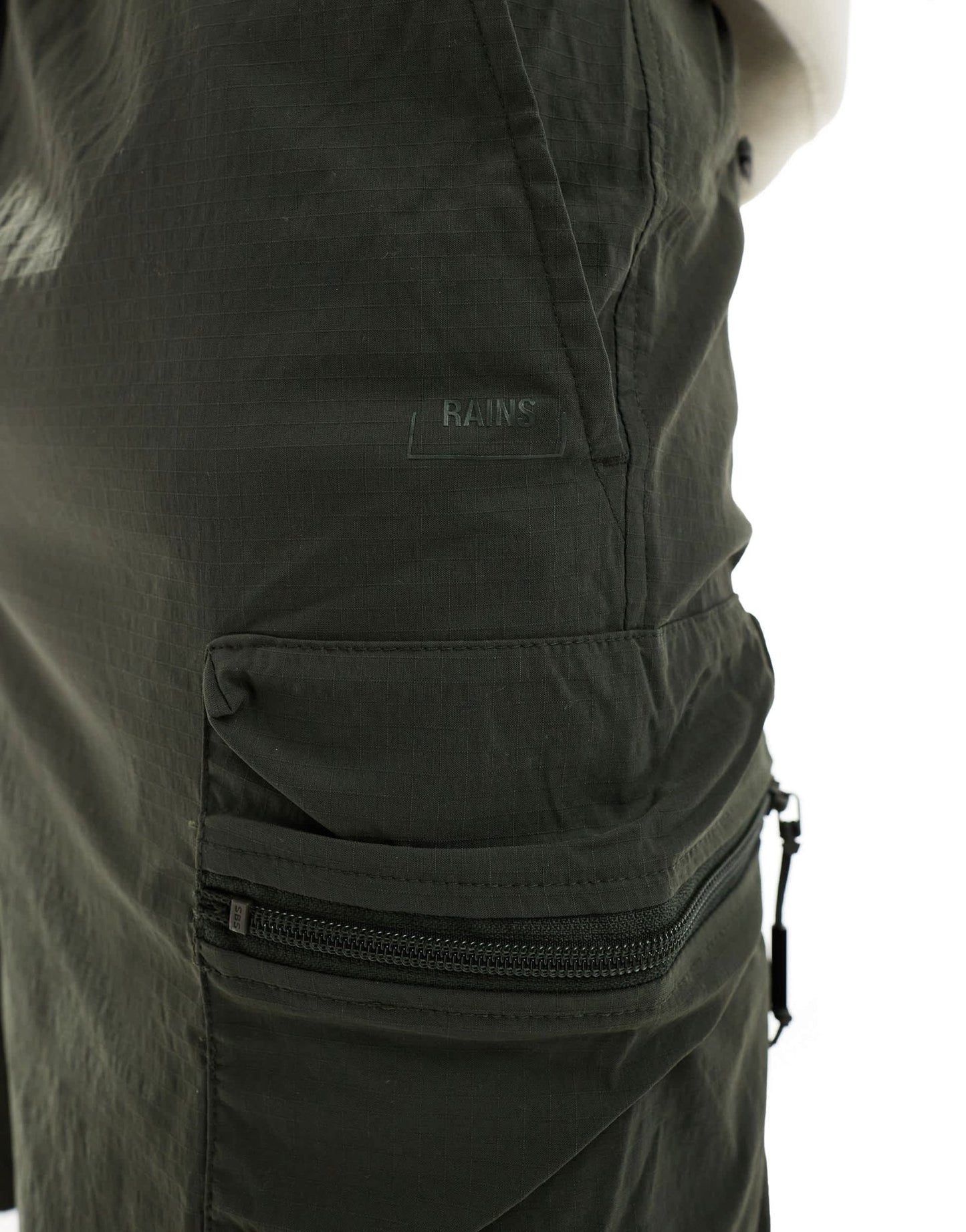 Rains Tomar stretch ripstop utility shorts in dark green - ASOS Sample Sale EU Store