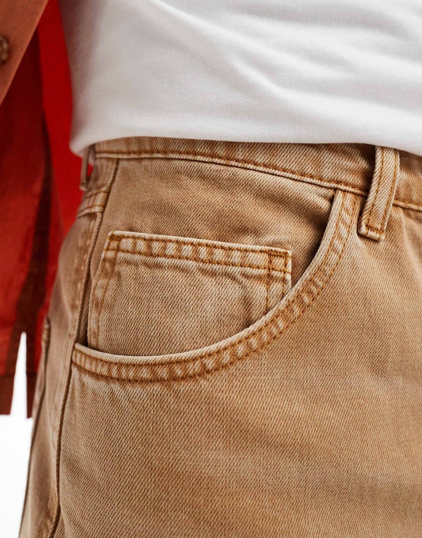 Reclaimed Vintage baggy dad jean in sand - ASOS Sample Sale EU Store