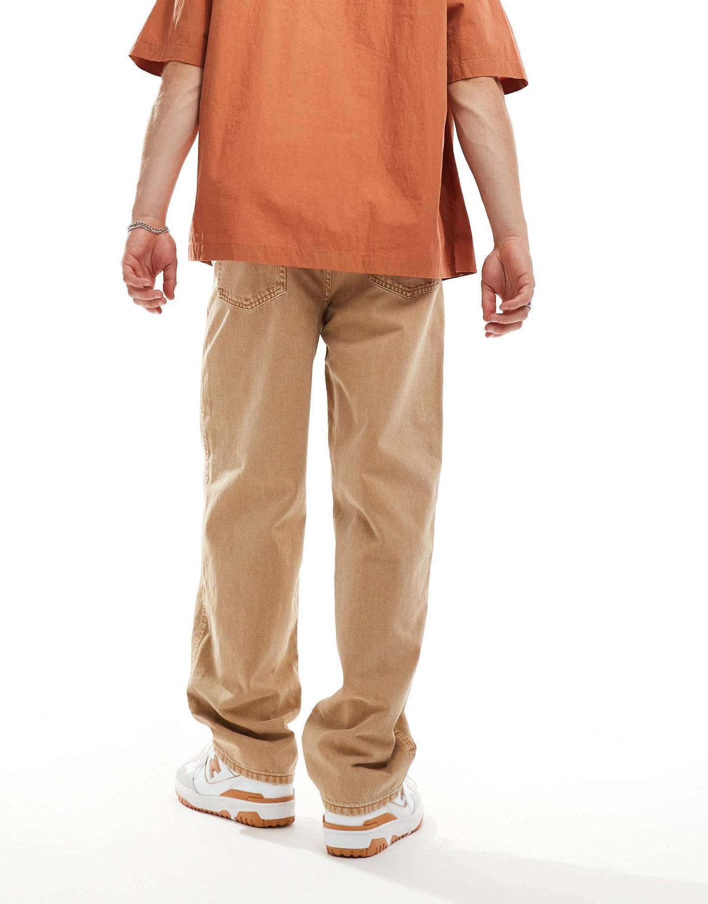 Reclaimed Vintage baggy dad jean in sand - ASOS Sample Sale EU Store