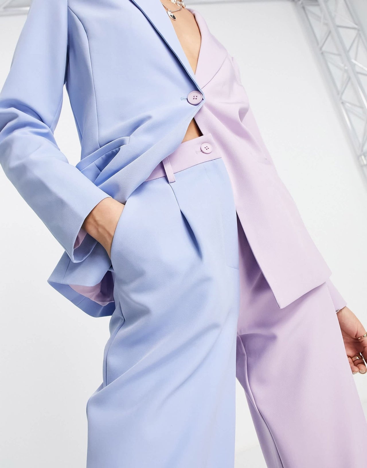 Reclaimed Vintage inspired colour block trouser - ASOS Sample Sale EU Store