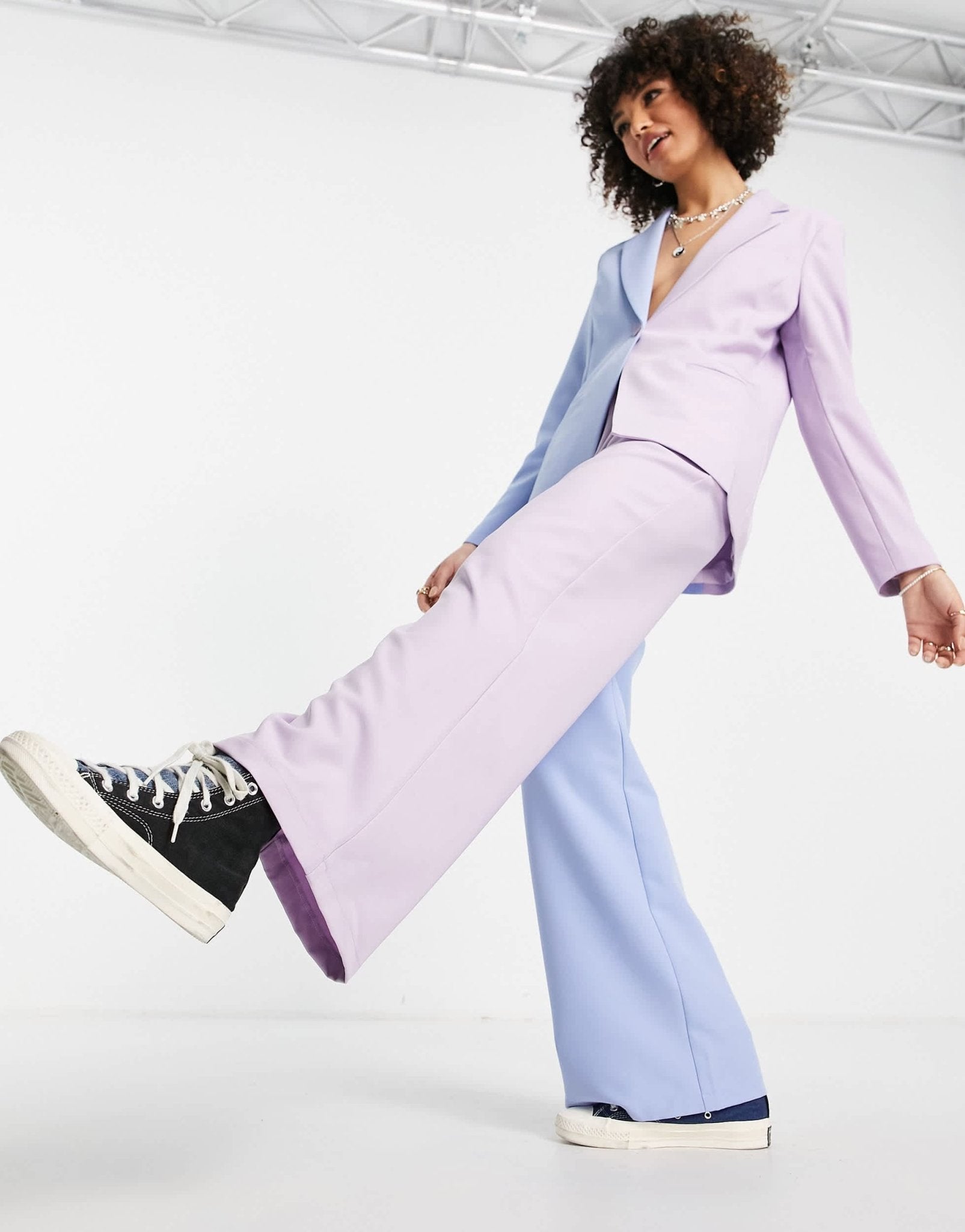Reclaimed Vintage inspired colour block trouser - ASOS Sample Sale EU Store