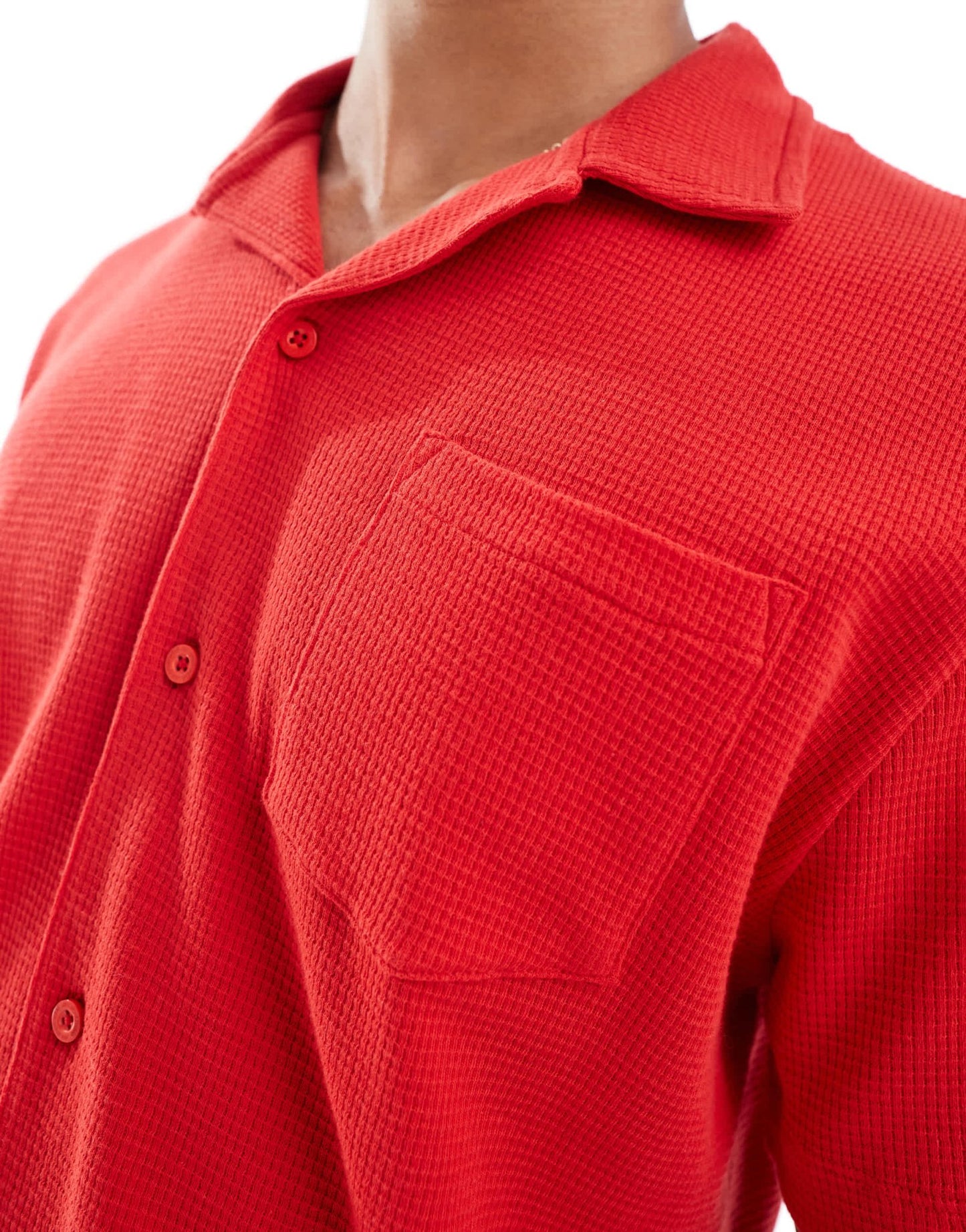 Reclaimed Vintage jersey shirt with rodeo back print in red - ASOS Sample Sale EU Store
