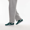 Baskets en nylon Reebok Classic vert foncé