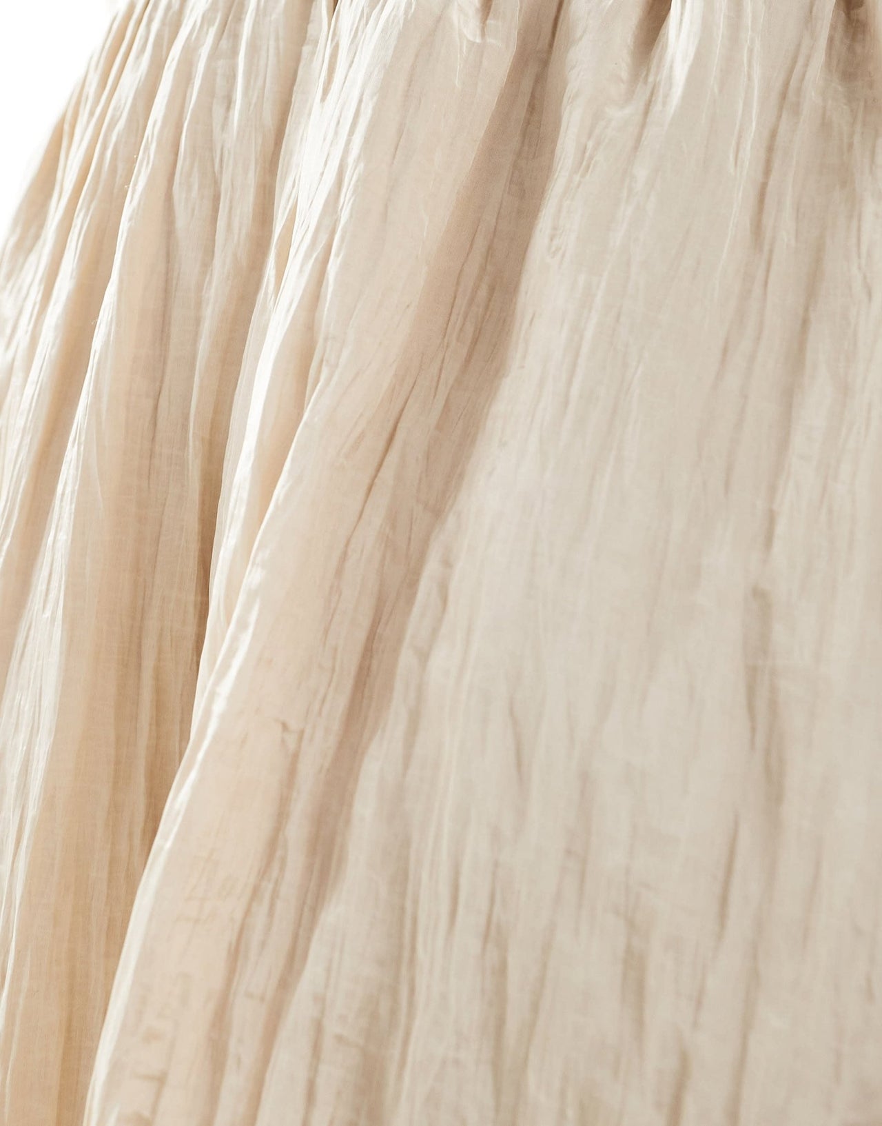 Renee Studio Plus exclusive textured puffball midi skirt in beige - ASOS Sample Sale EU Store