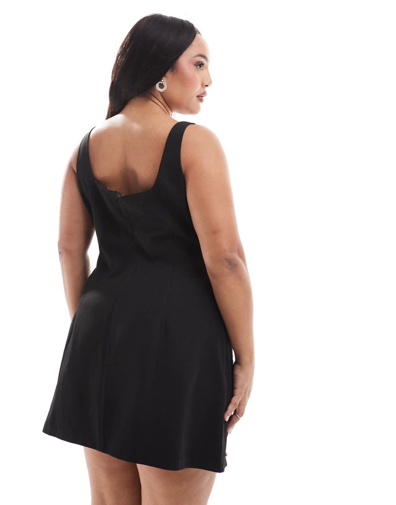 Renee Studio Plus x Michelle Nayla exclusive celestial sequin and pearl embellished side split mini dress in black - ASOS Sample Sale EU Store