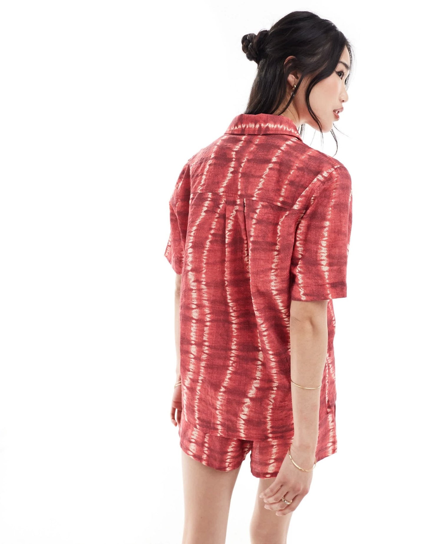 Rhythm sahara tie dye short co - ord in red - ASOS Sample Sale EU Store