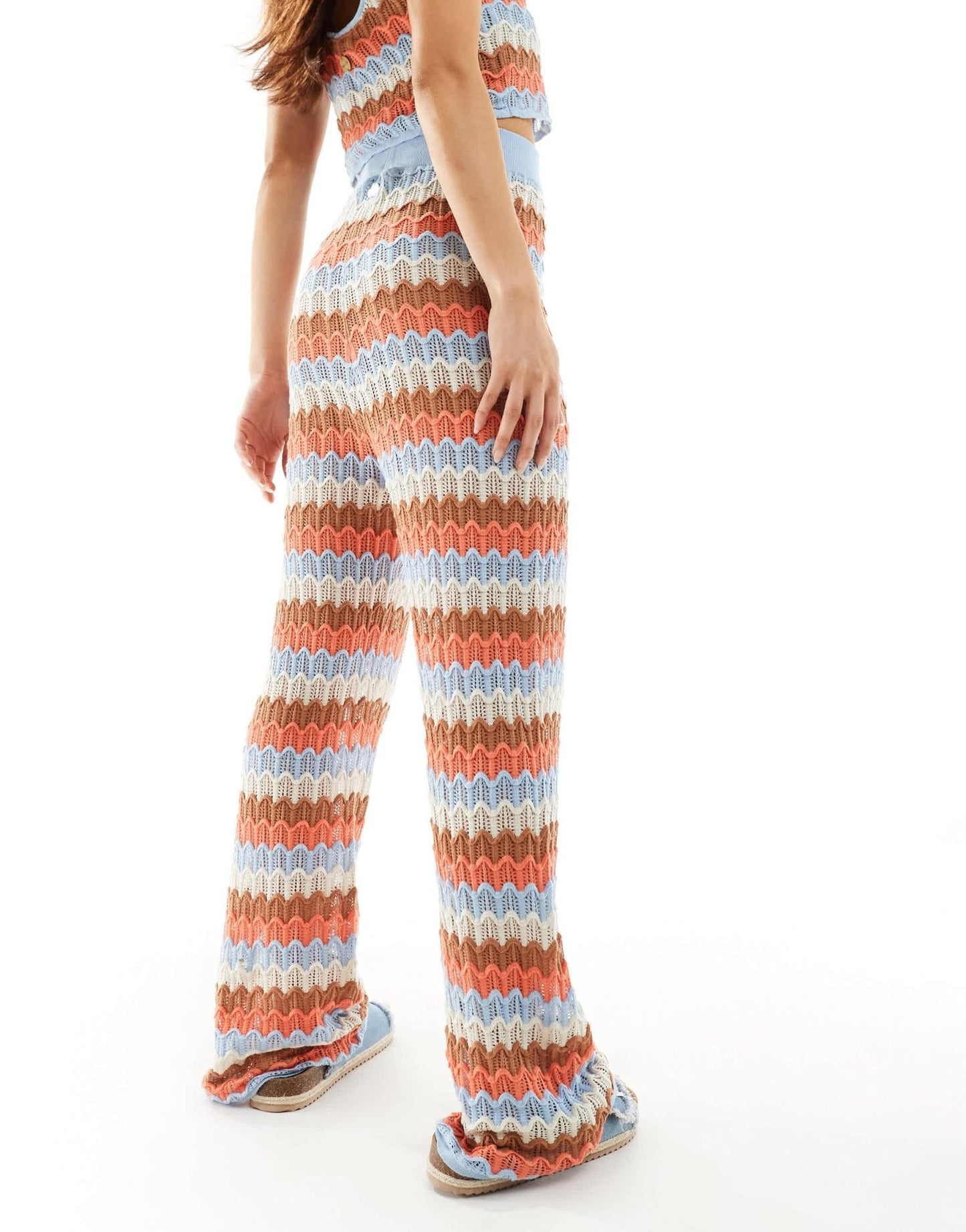Ripcurl santorini sun crochet beach short co - ord in multi - ASOS Sample Sale EU Store