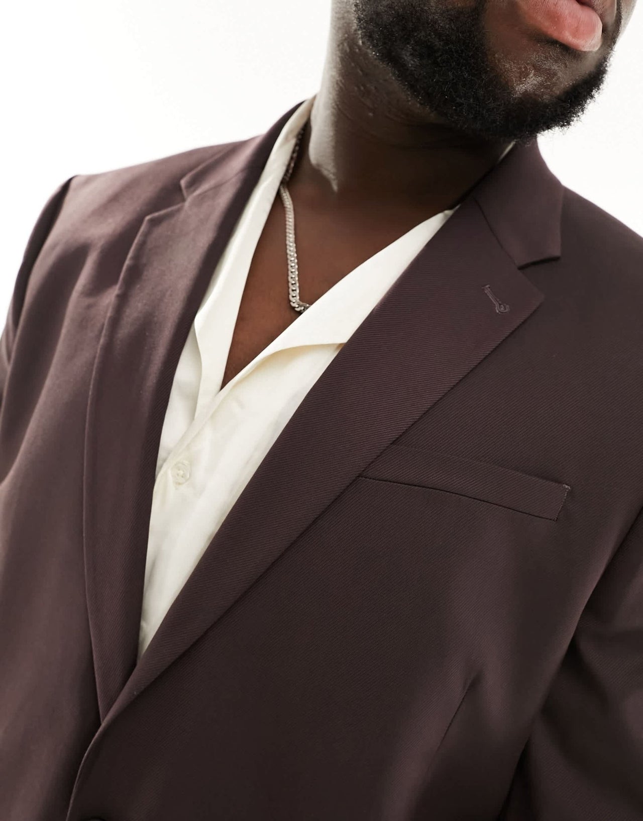 River Island Big & Tall twill suit jacket in brown - ASOS Sample Sale EU Store