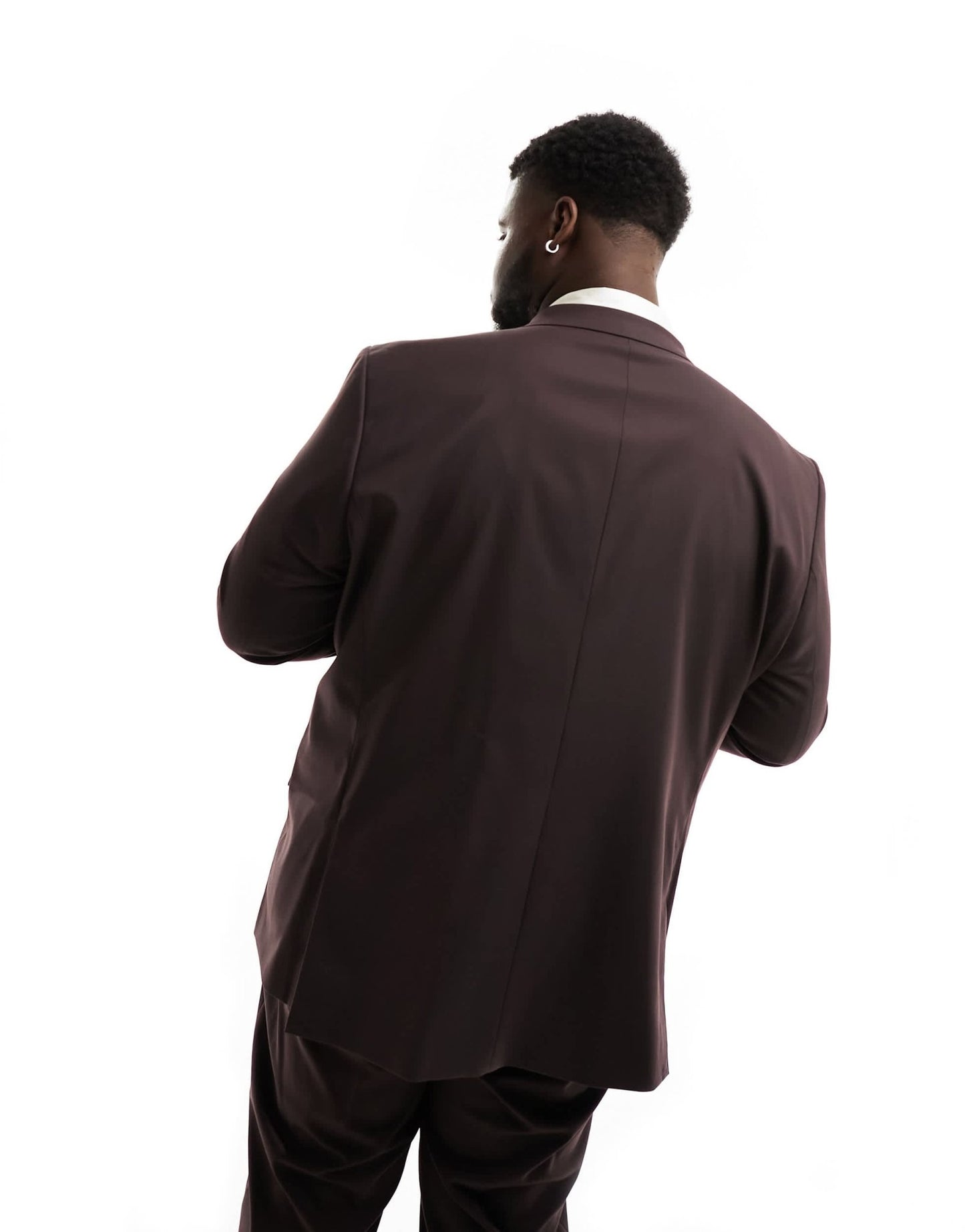 River Island Big & Tall twill suit jacket in brown - ASOS Sample Sale EU Store