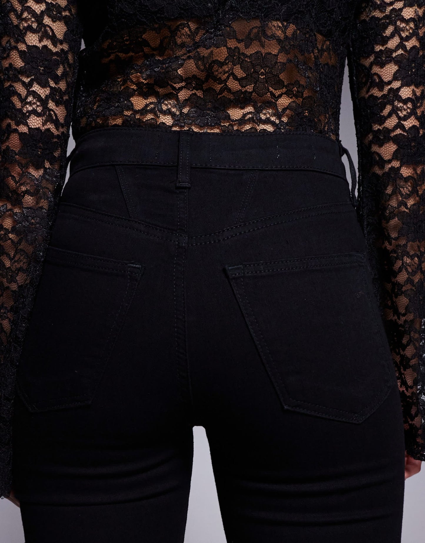 River Island flare jean in black - ASOS Sample Sale EU Store