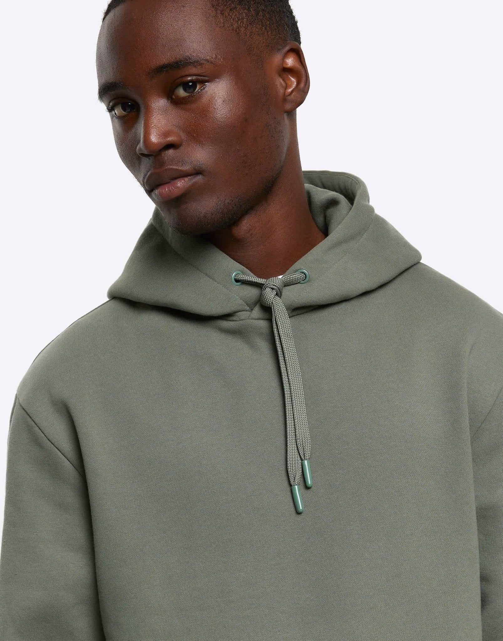 River Island hoodie in khaki - ASOS Sample Sale EU Store