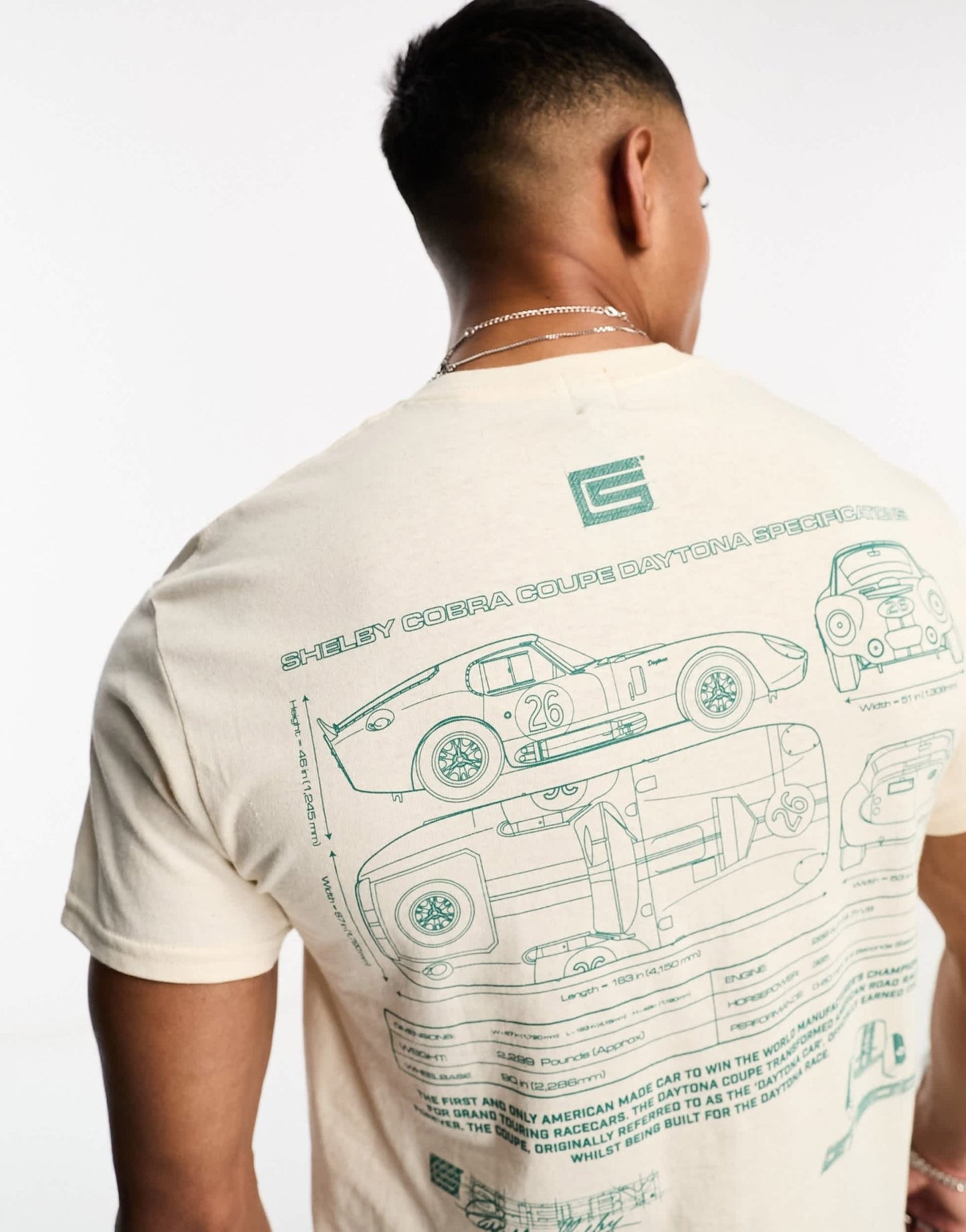 River Island motorcross t-shirt in ecru - ASOS Sample Sale EU Store