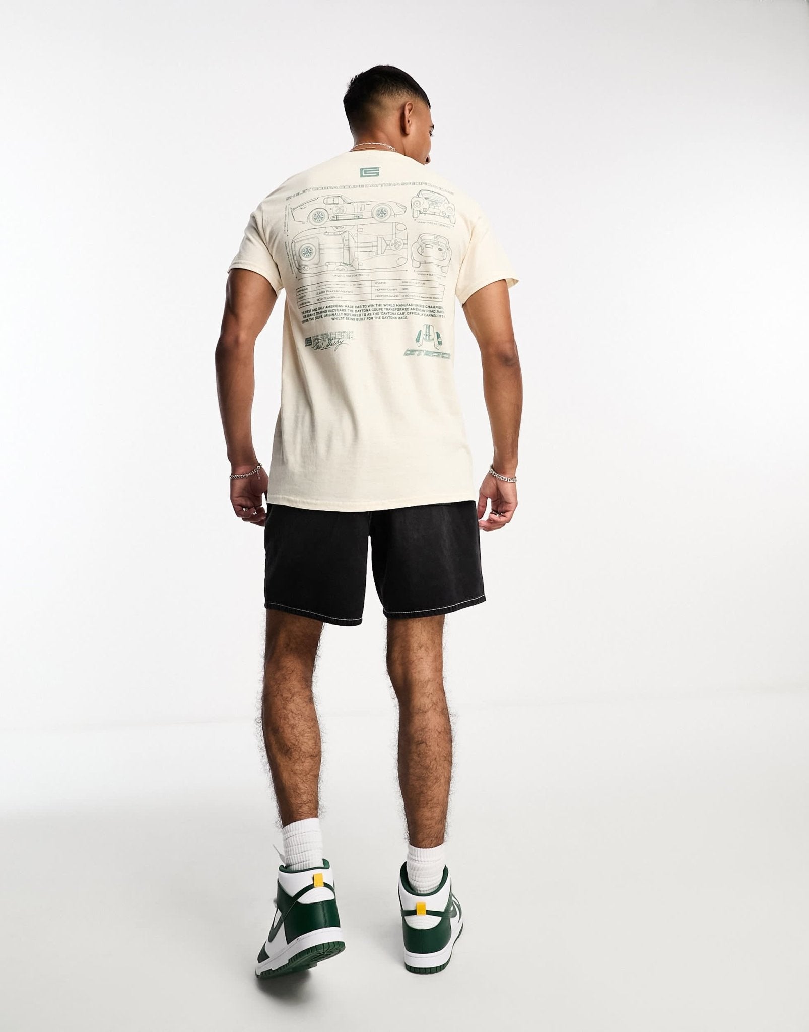 River Island motorcross t-shirt in ecru - ASOS Sample Sale EU Store