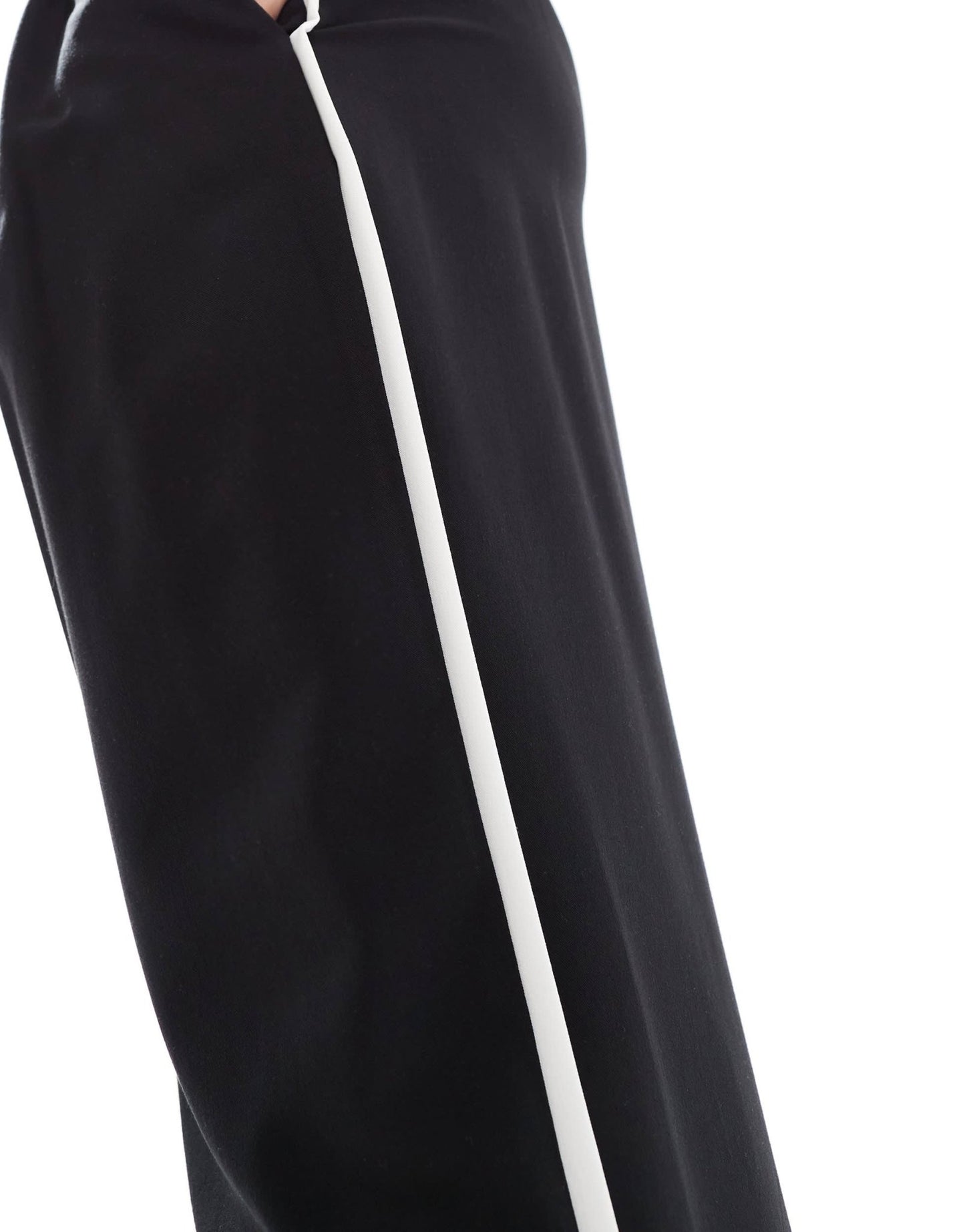 River Island side stripe trouser in black - ASOS Sample Sale EU Store