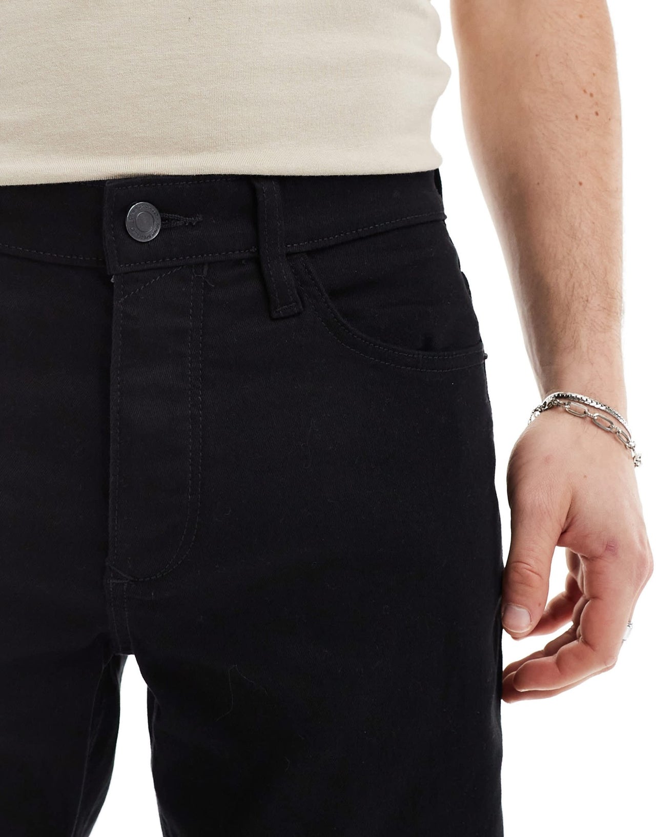 River Island slim fit jeans in black - ASOS Sample Sale EU Store