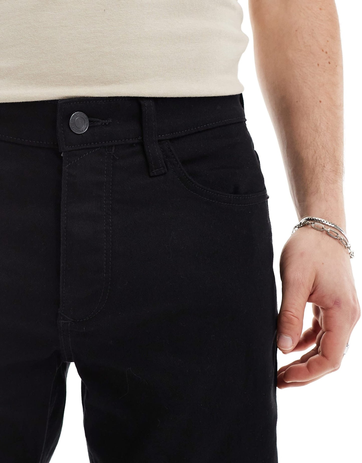 River Island slim fit jeans in black - ASOS Sample Sale EU Store