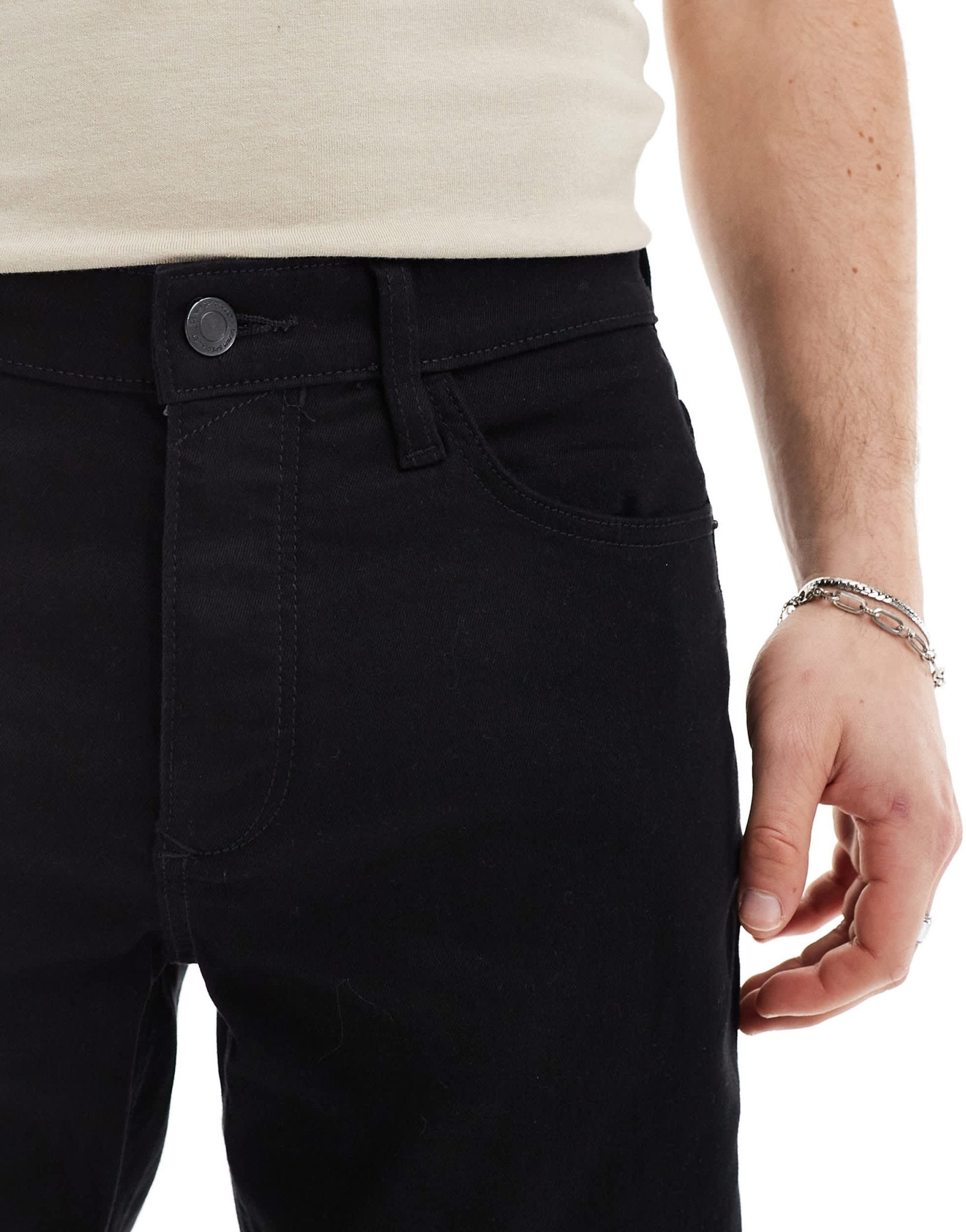 River Island slim fit jeans in black - ASOS Sample Sale EU Store