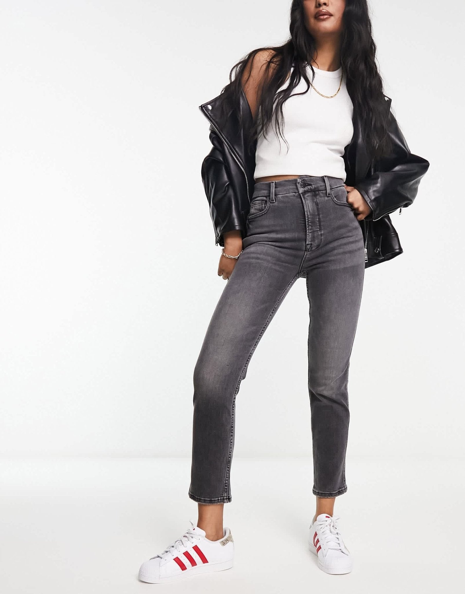 River Island slim jean in black - ASOS Sample Sale EU Store