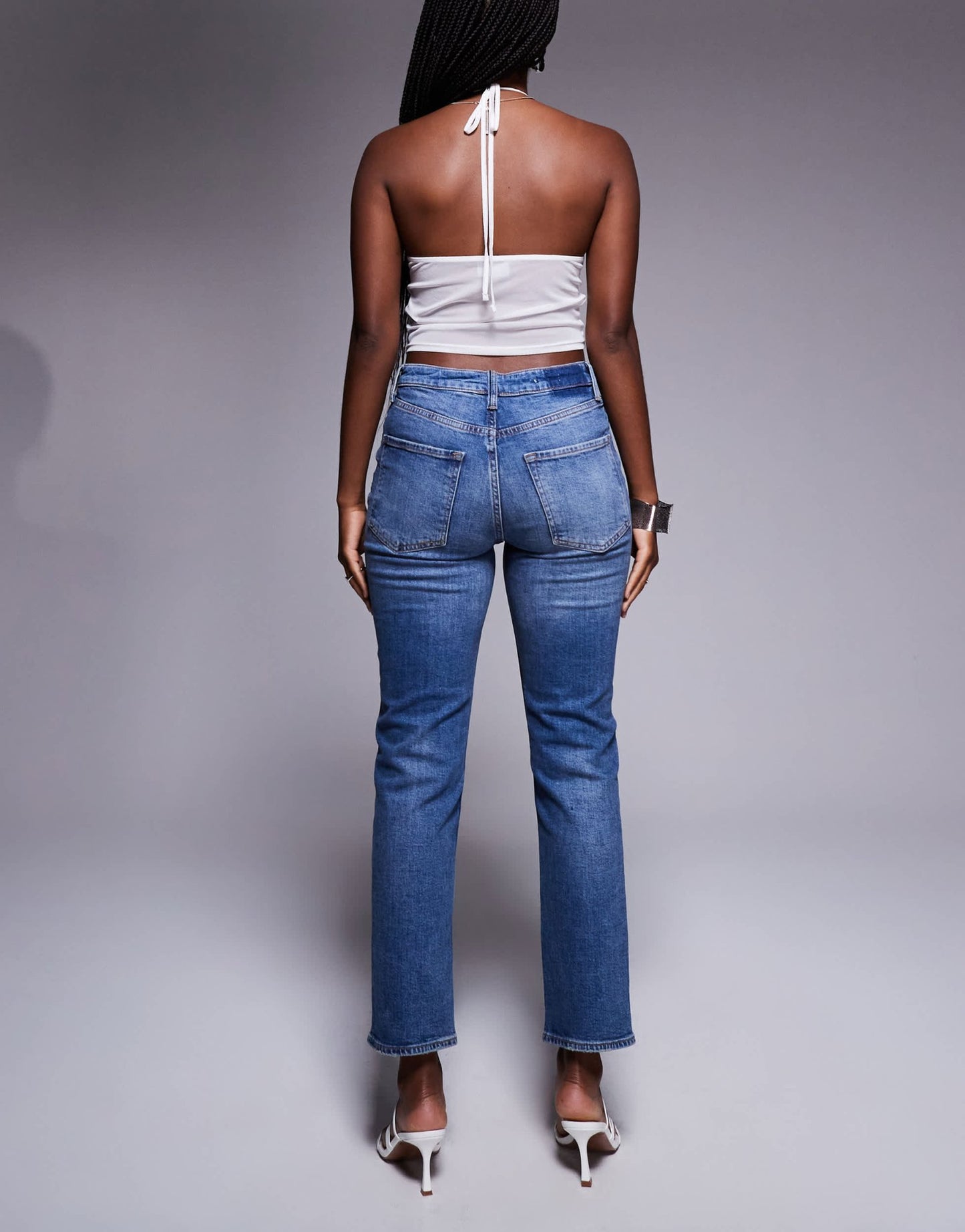 River Island slim jean in darkwash blue - ASOS Sample Sale EU Store
