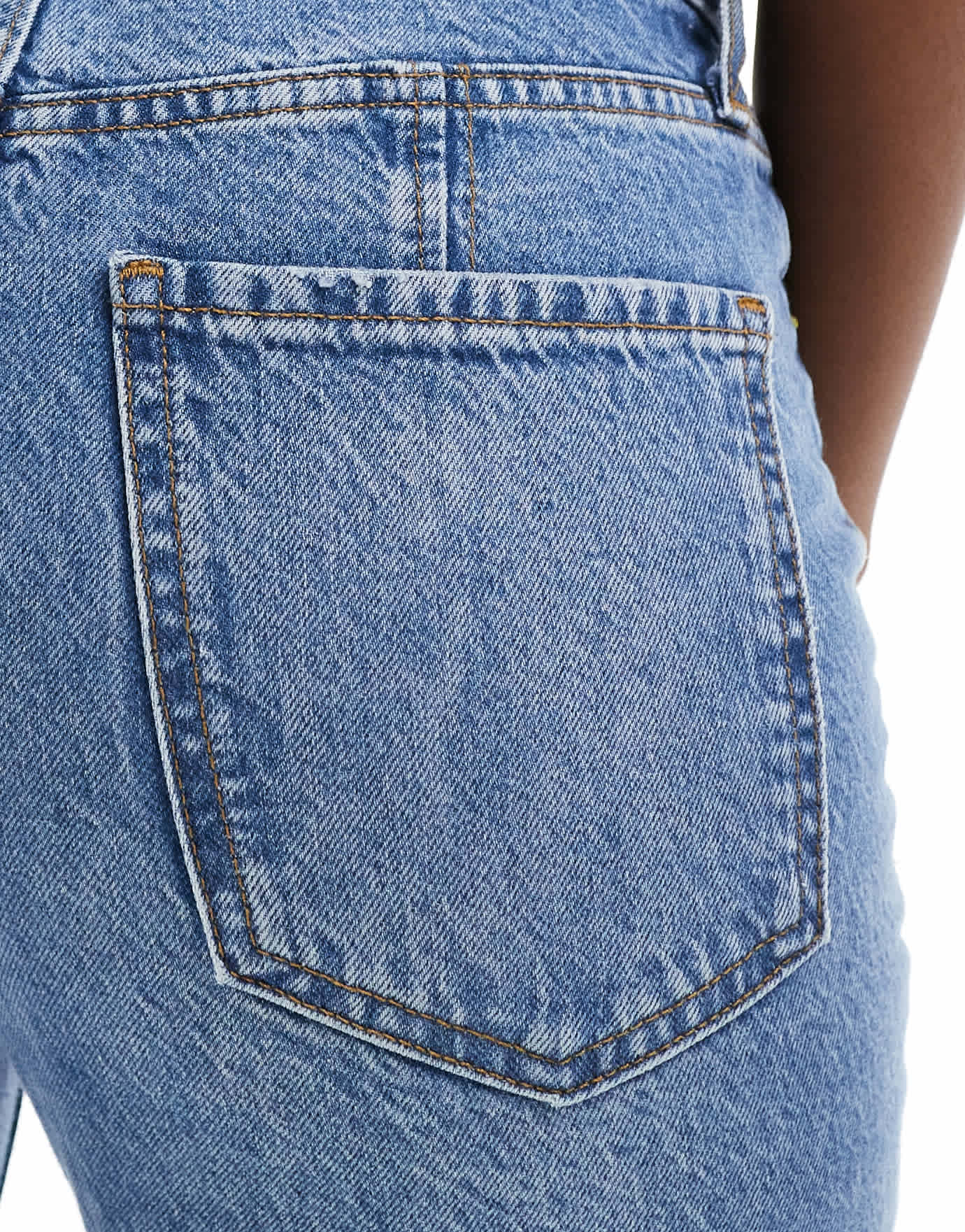 River Island straight jean in midwash blue - ASOS Sample Sale EU Store