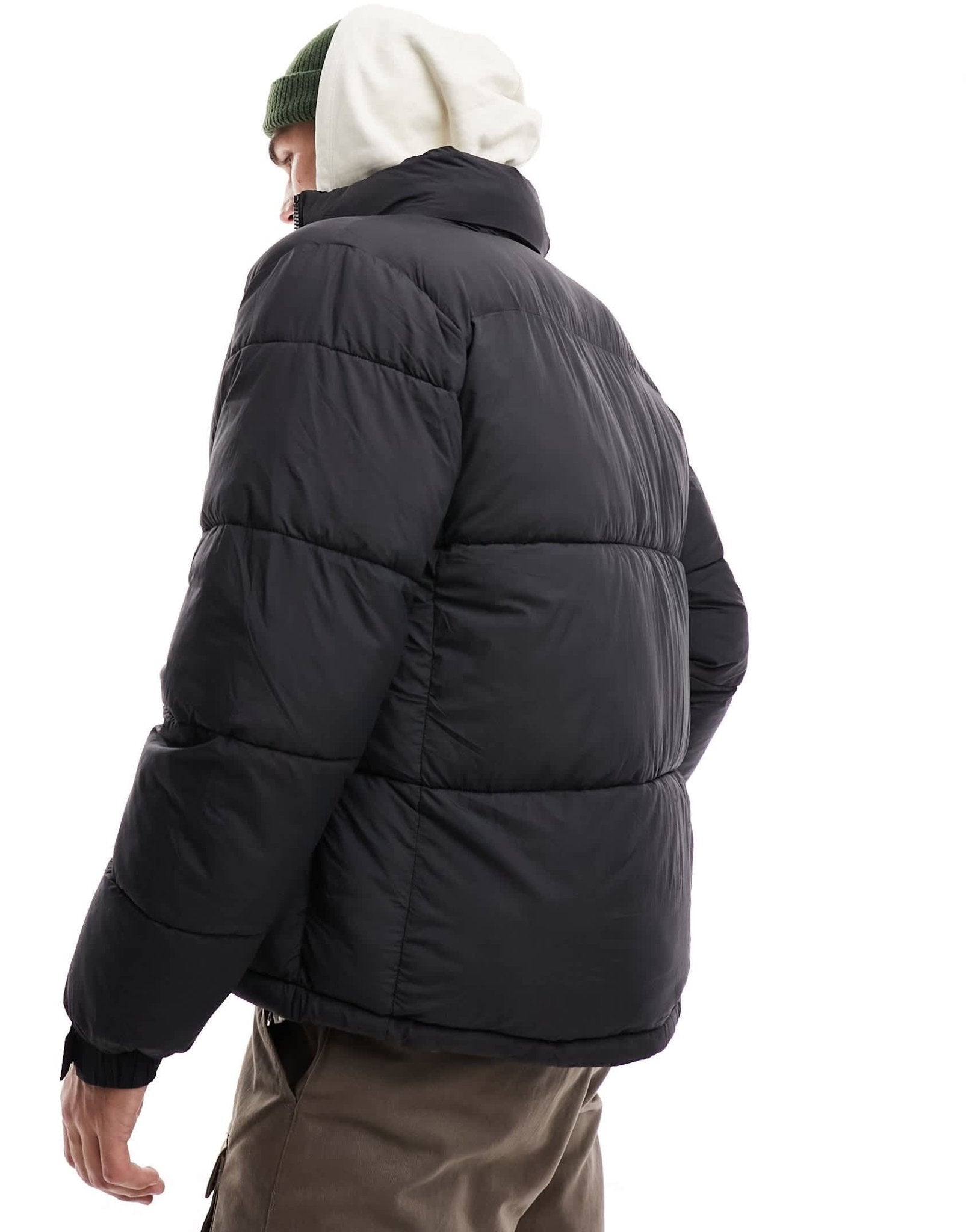 River Island studio puffer jacket in black - ASOS Sample Sale EU Store
