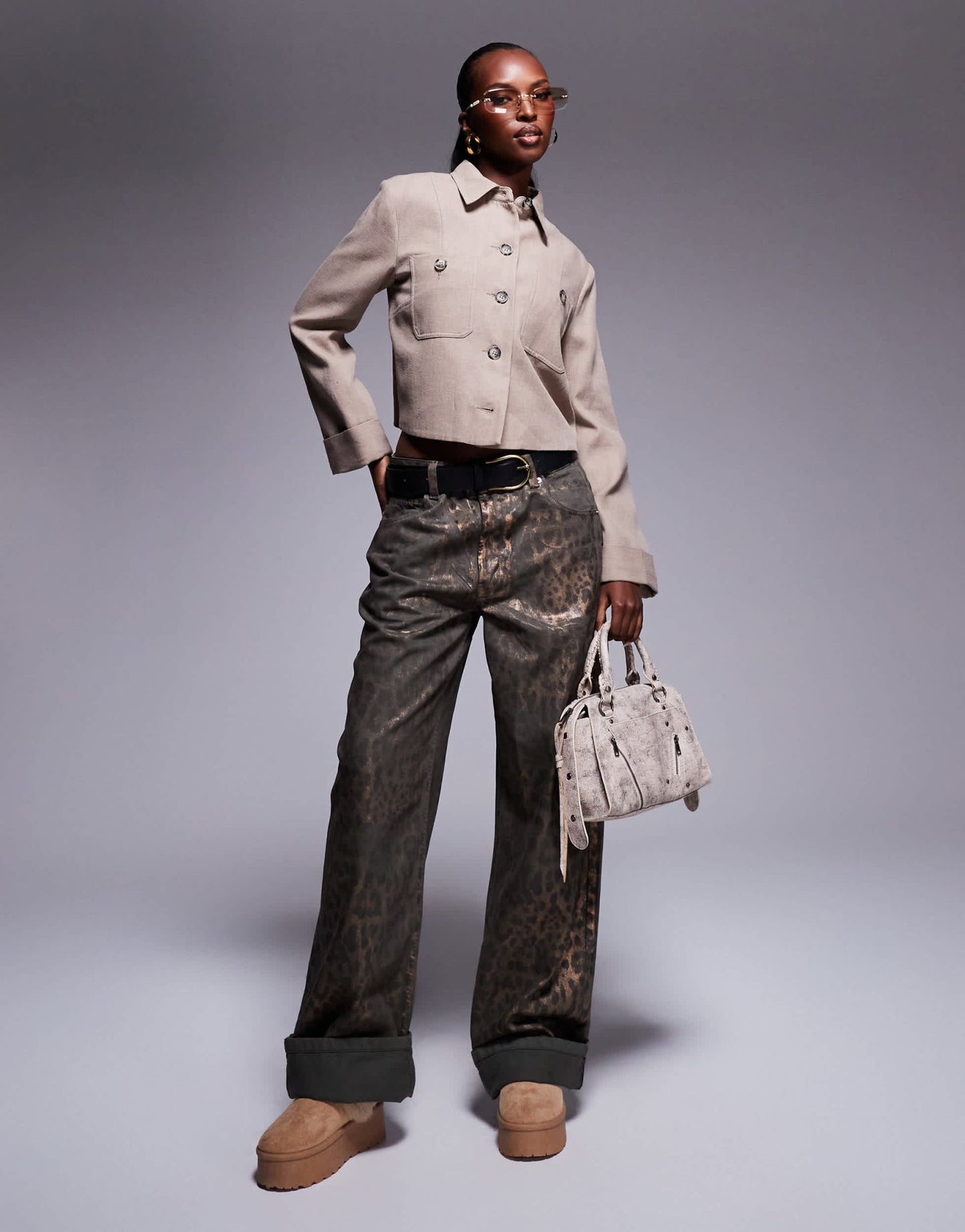 River Island tailored linen overshirt in beige - ASOS Sample Sale EU Store