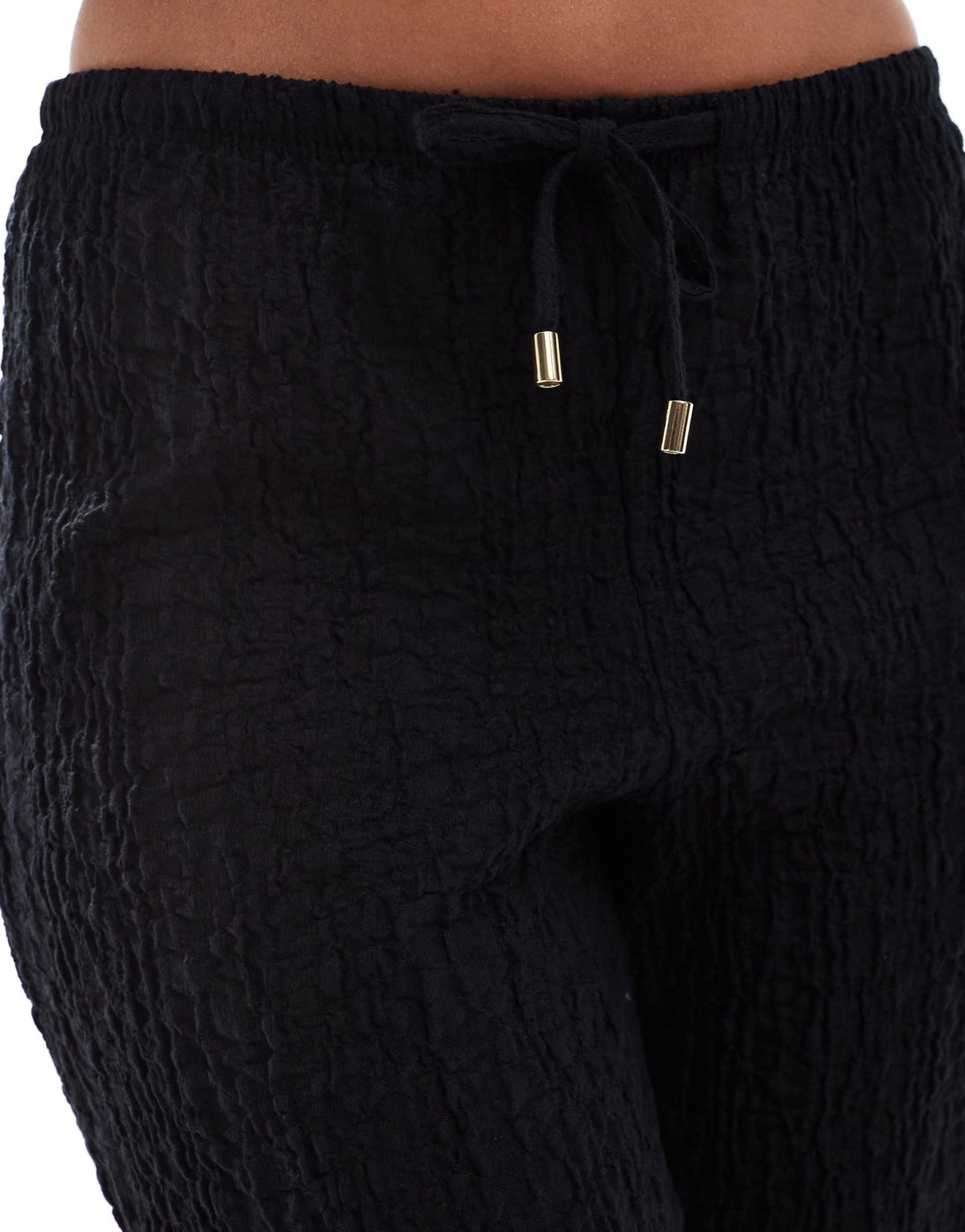 River Island textured wide leg trouser co - ord in black - ASOS Sample Sale EU Store