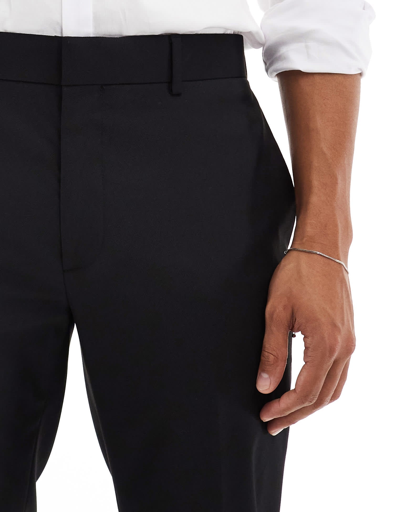 River Island tux suit trousers in black - ASOS Sample Sale EU Store