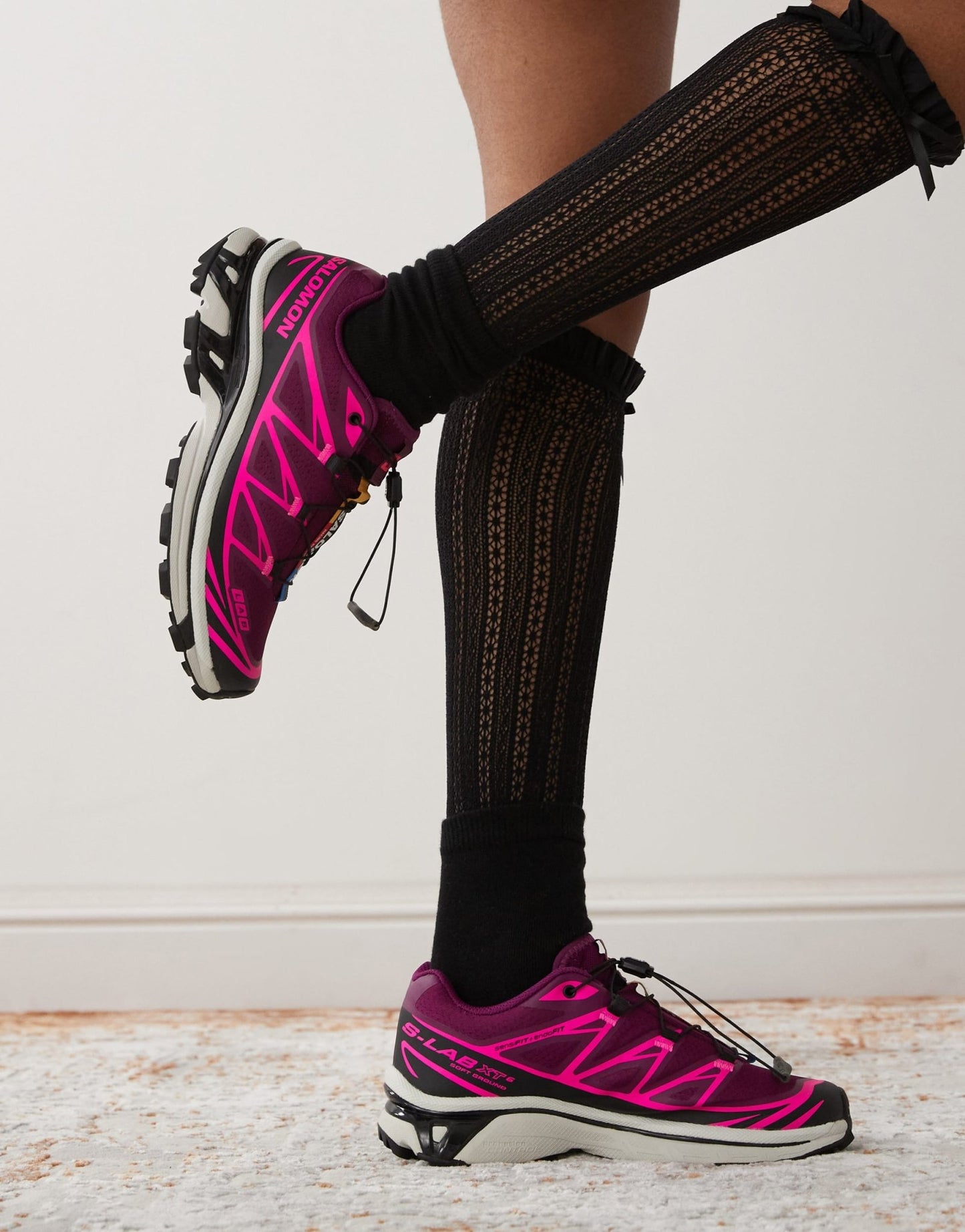 Salomon XT - 6 trainers in purple and neon pink - ASOS Sample Sale EU Store