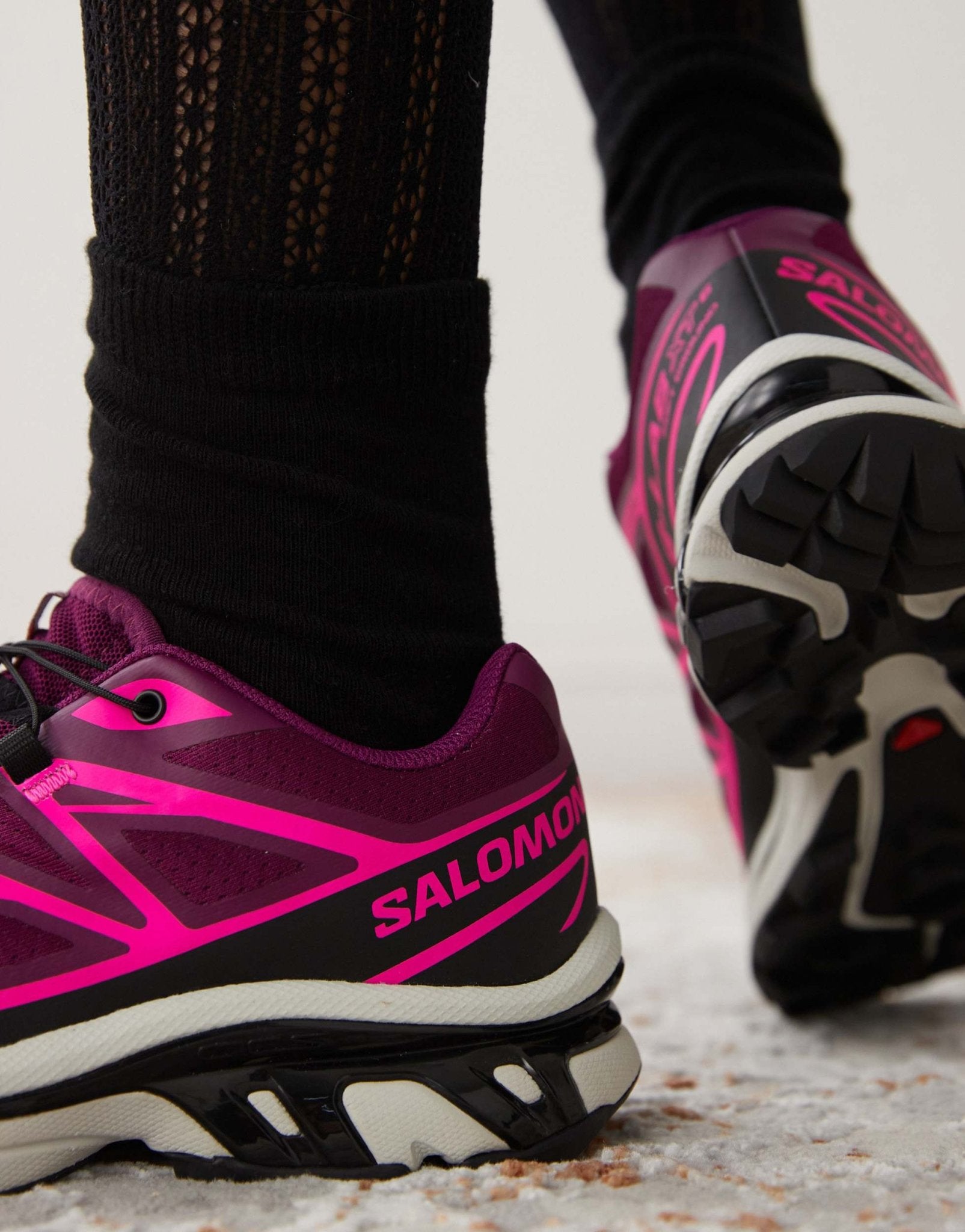Salomon XT - 6 trainers in purple and neon pink - ASOS Sample Sale EU Store