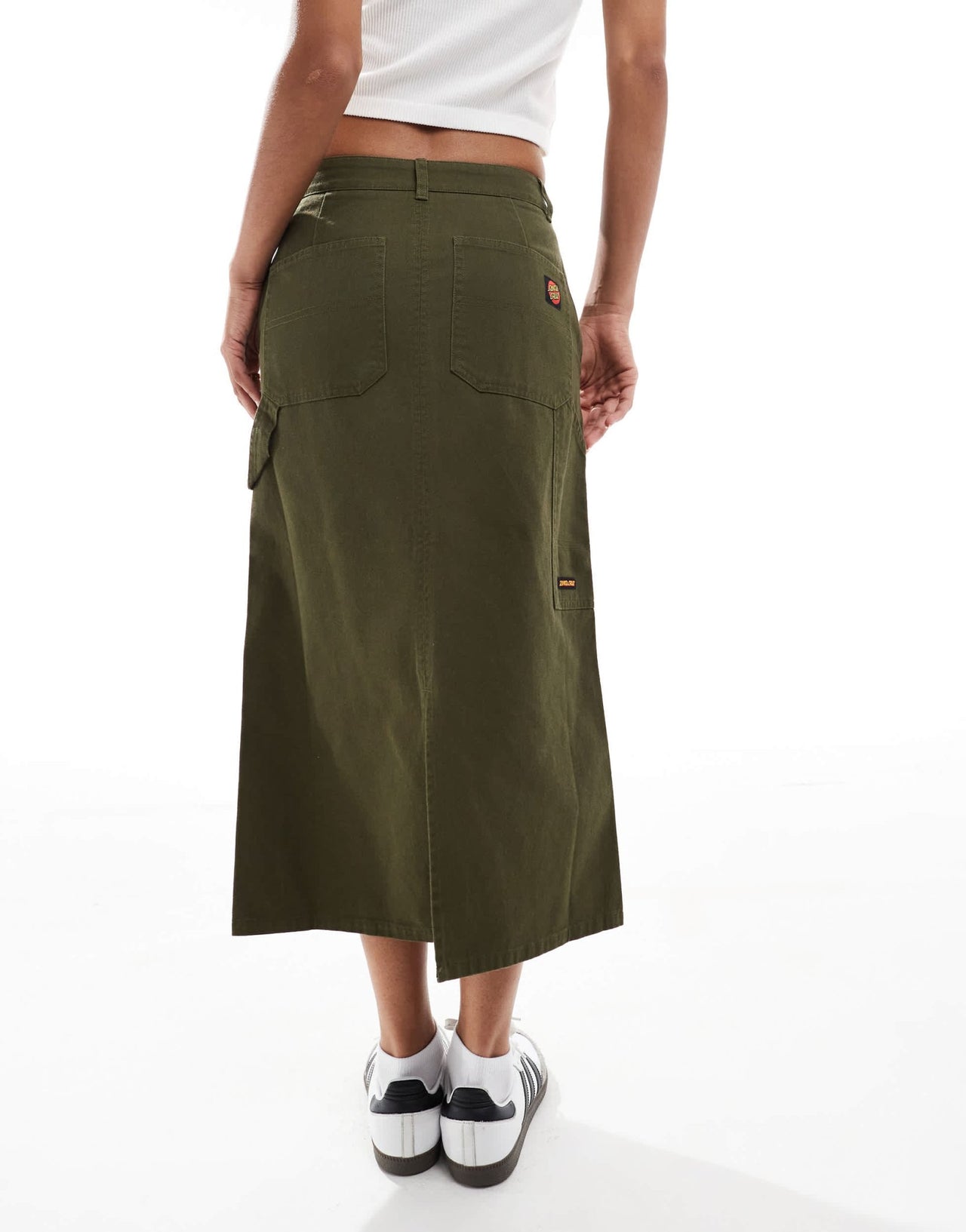 Santa Cruz classic carpenter maxi skirt in green - ASOS Sample Sale EU Store
