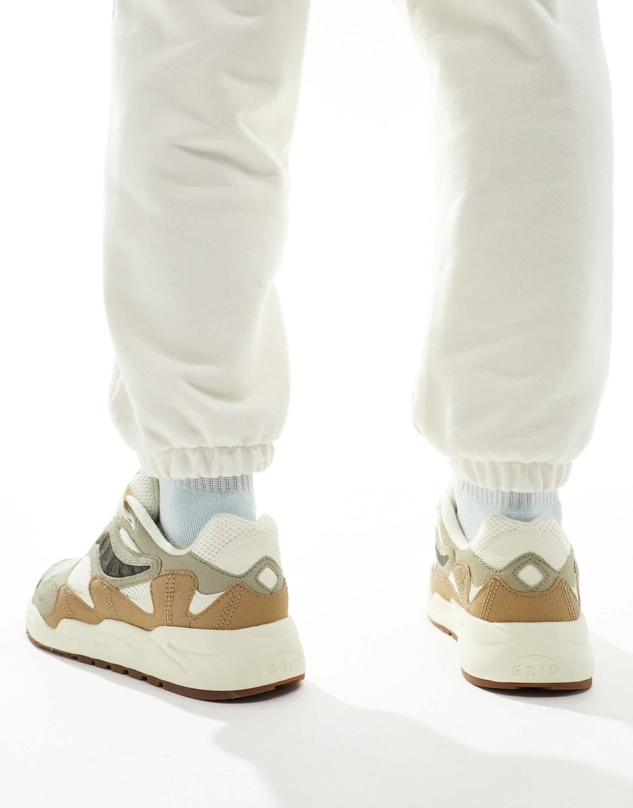 Saucony Grid Shadow 2 trainers in sand and sage - ASOS Sample Sale EU Store