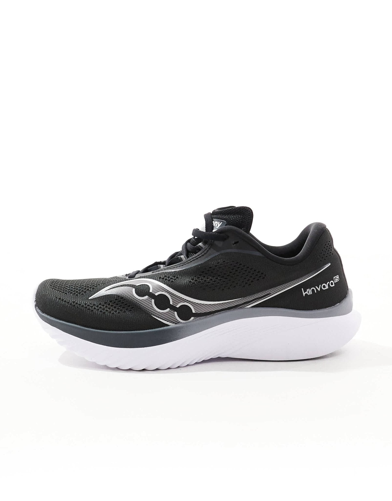 Saucony Kinvara 15 neutral running trainers in black and white - ASOS Sample Sale EU Store