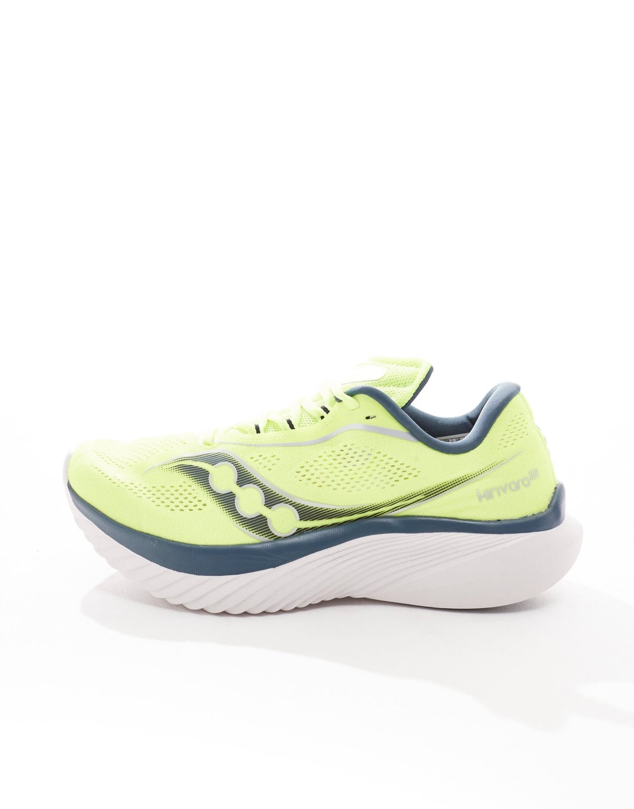 Saucony Kinvara 15 neutral running trainers in citron and navy - ASOS Sample Sale EU Store