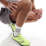 Saucony Kinvara 15 neutral running trainers in citron and navy