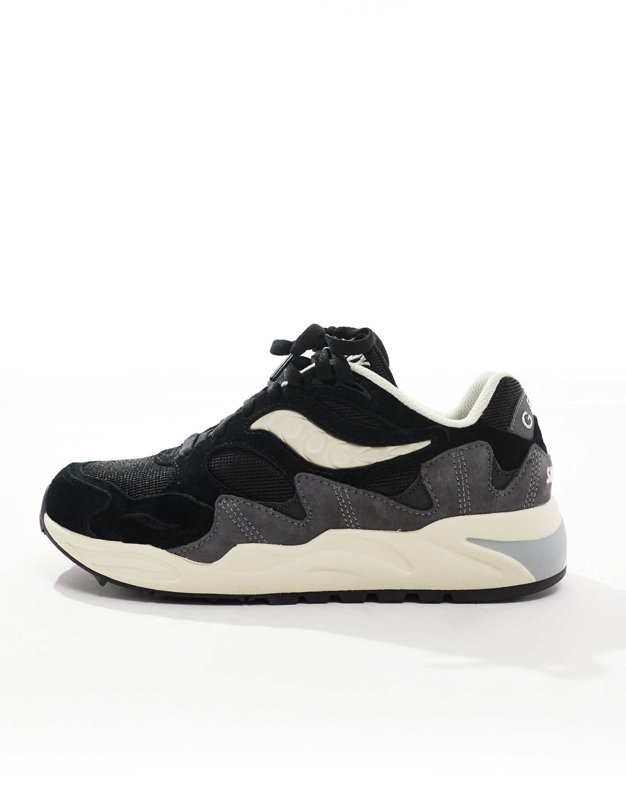 Saucony Originals Grid Shadow 2 trainers in black and cream - ASOS Sample Sale EU Store