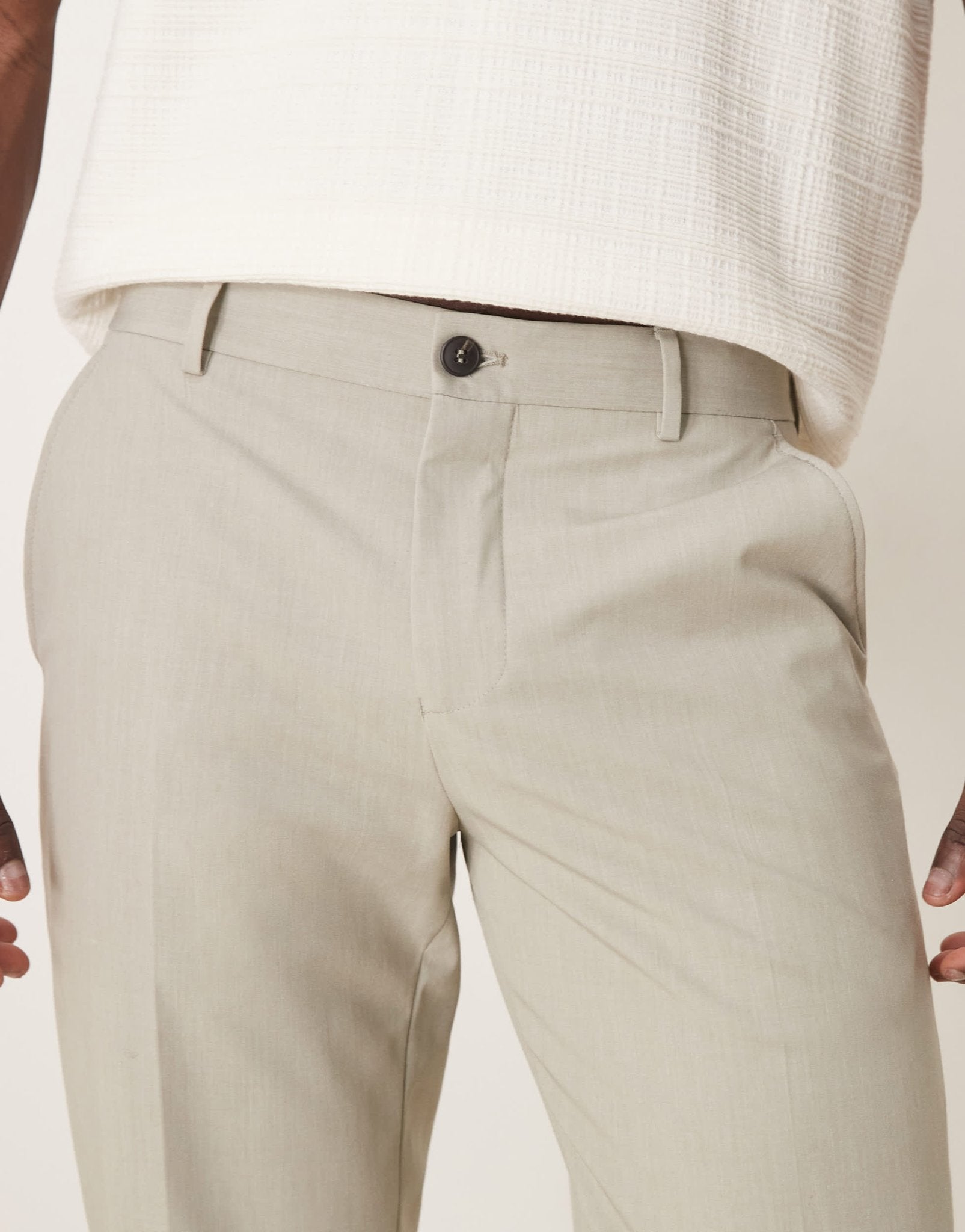 Selected Liam regular fit trouser in green - ASOS Sample Sale EU Store
