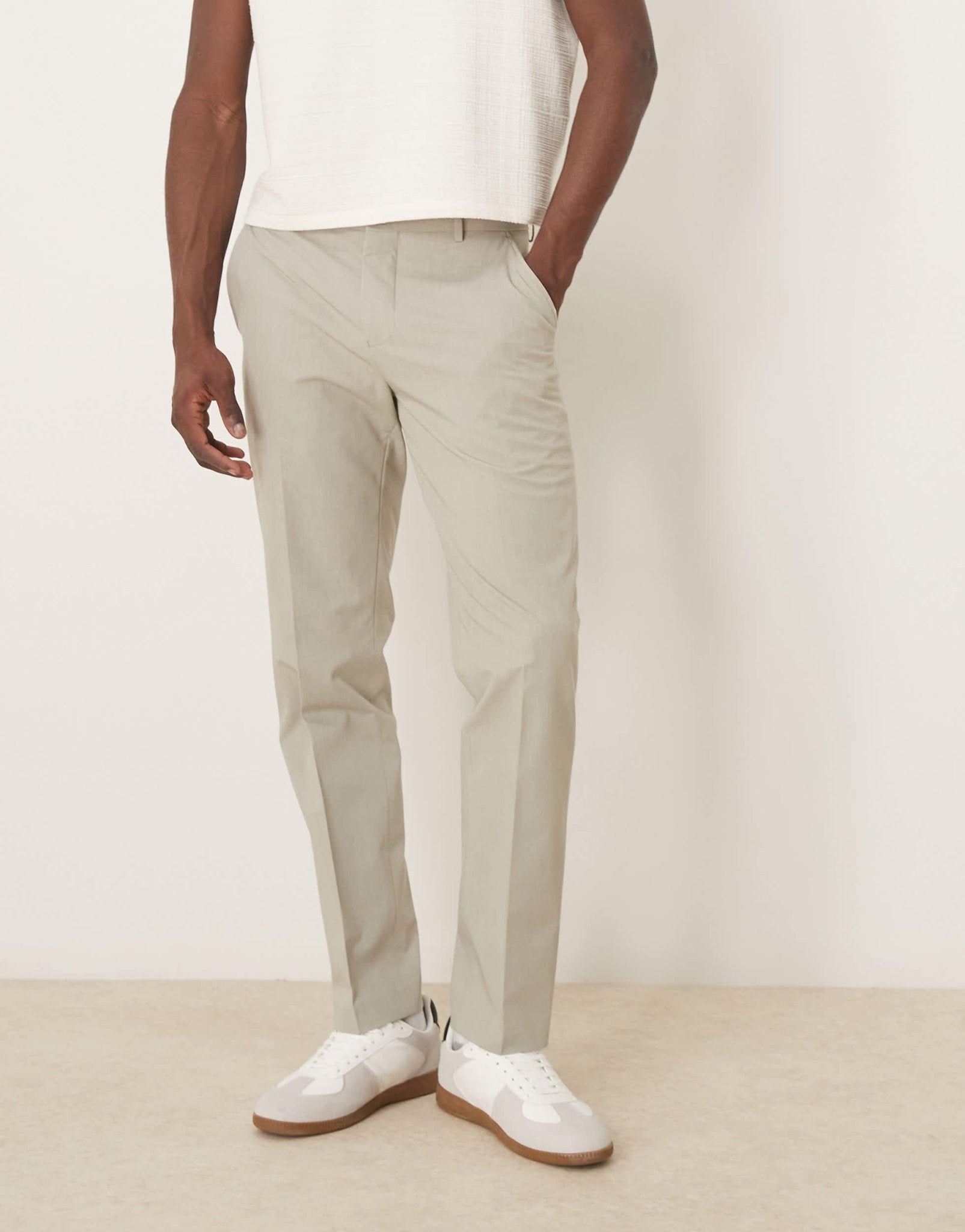 Selected Liam regular fit trouser in green - ASOS Sample Sale EU Store