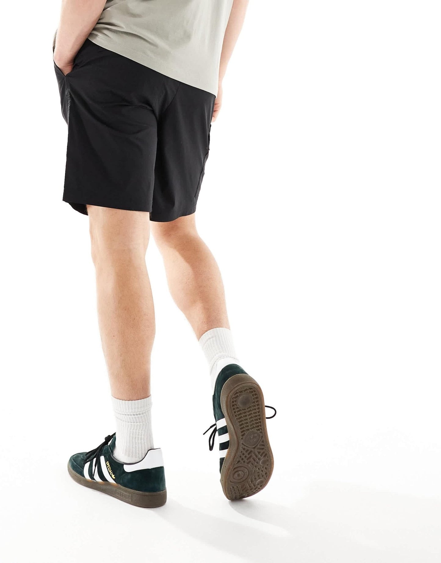 Selected loose tech cargo short in black - ASOS Sample Sale EU Store