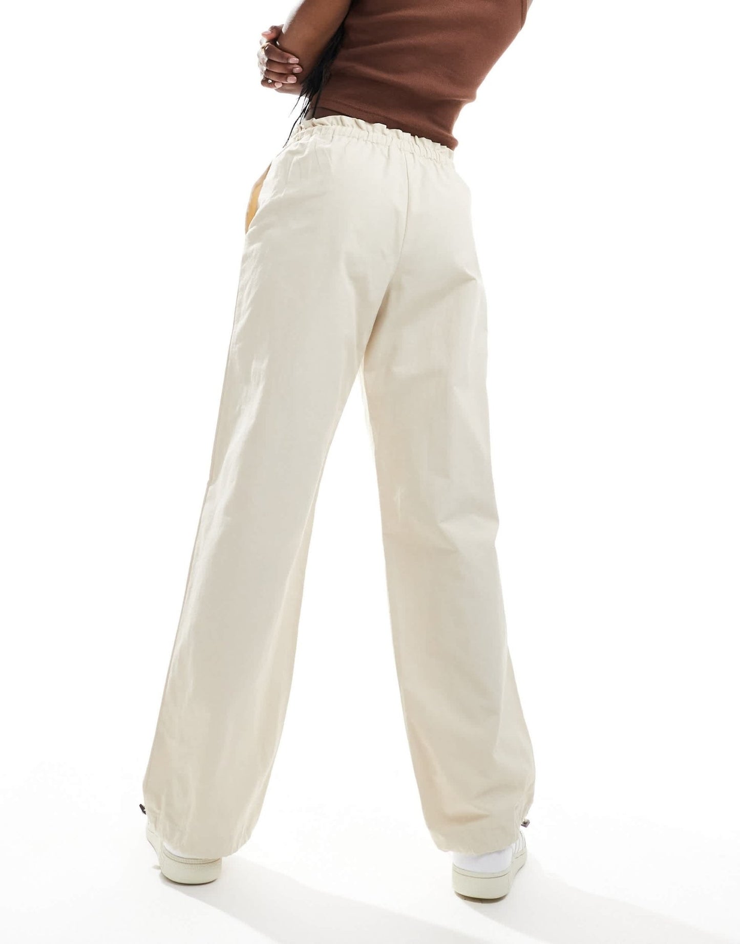 Selected oversized pant in beige - ASOS Sample Sale EU Store