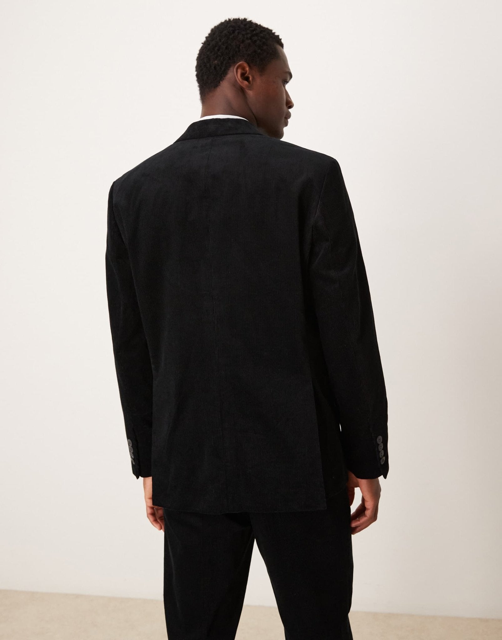 Selected regular fit blazer in black cord - ASOS Sample Sale EU Store