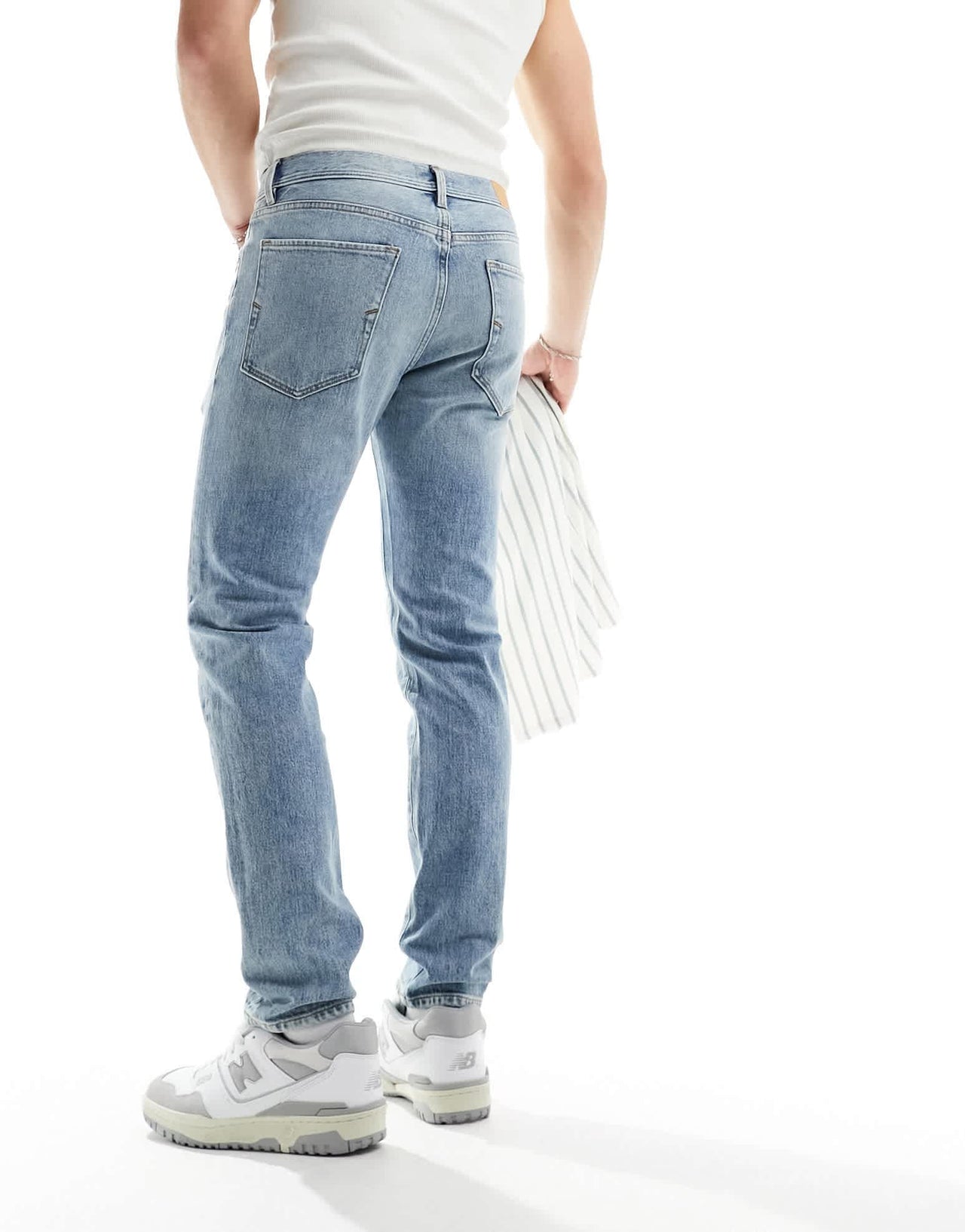Selected slim fit jeans in light wash - ASOS Sample Sale EU Store