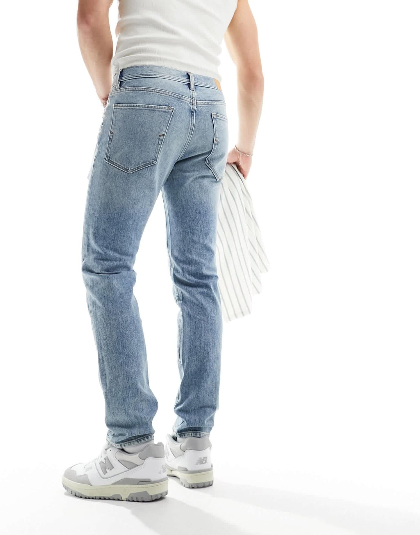 Selected slim fit jeans in light wash - ASOS Sample Sale EU Store
