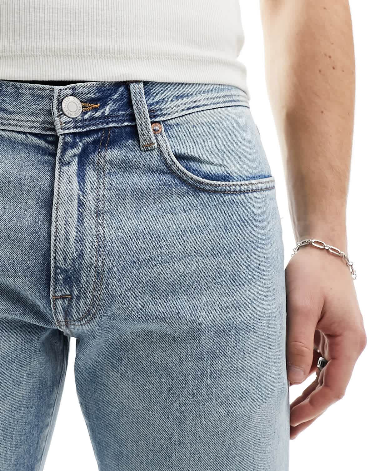 Selected slim fit jeans in light wash - ASOS Sample Sale EU Store