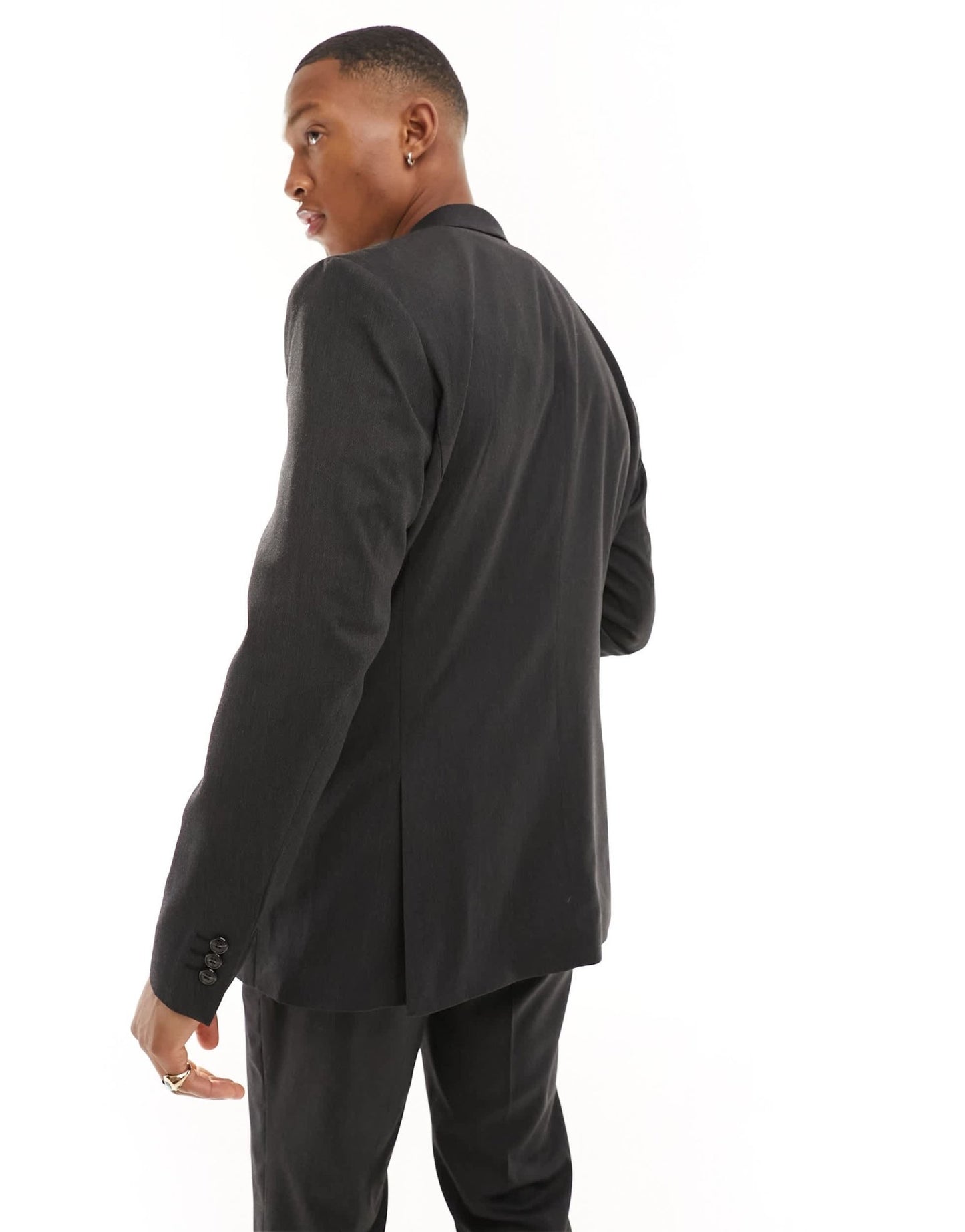 Selected slim fit suit jacket in grey - ASOS Sample Sale EU Store